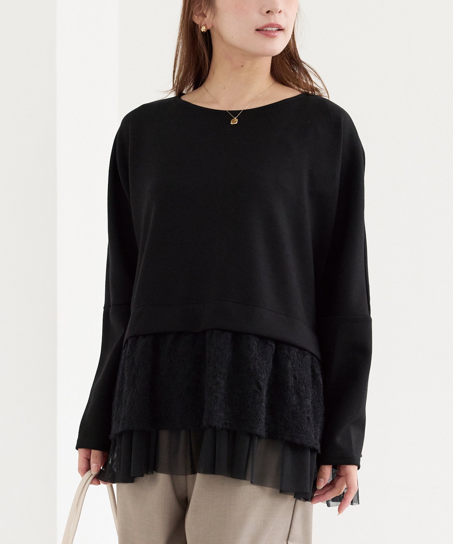 ブラック　model:156cm 着用サイズ:M