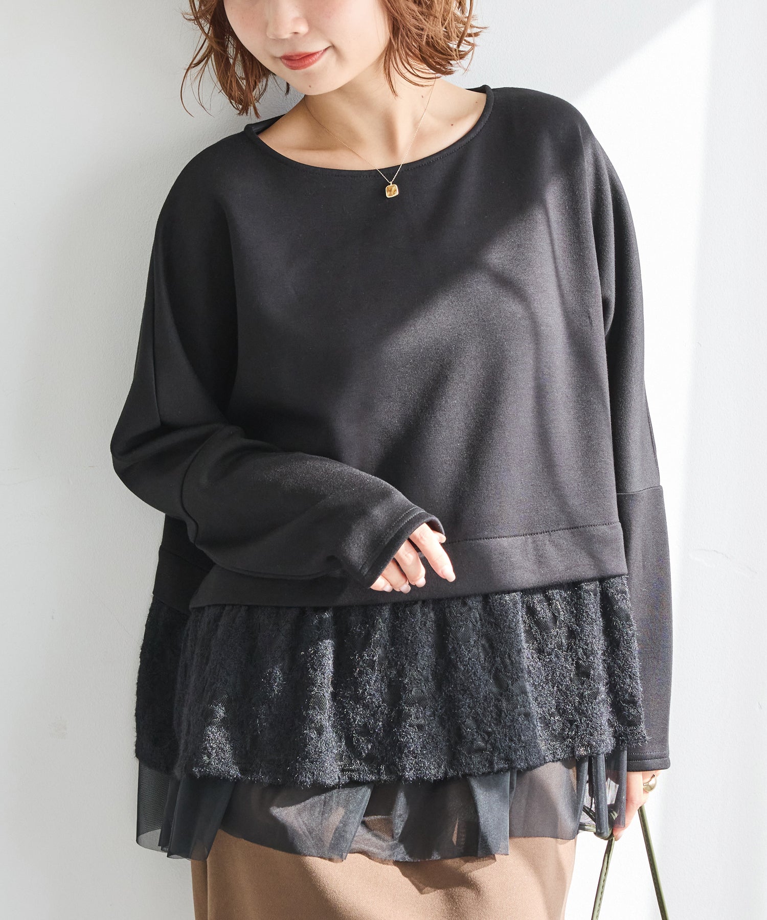 ブラック　model:156cm 着用サイズ:M