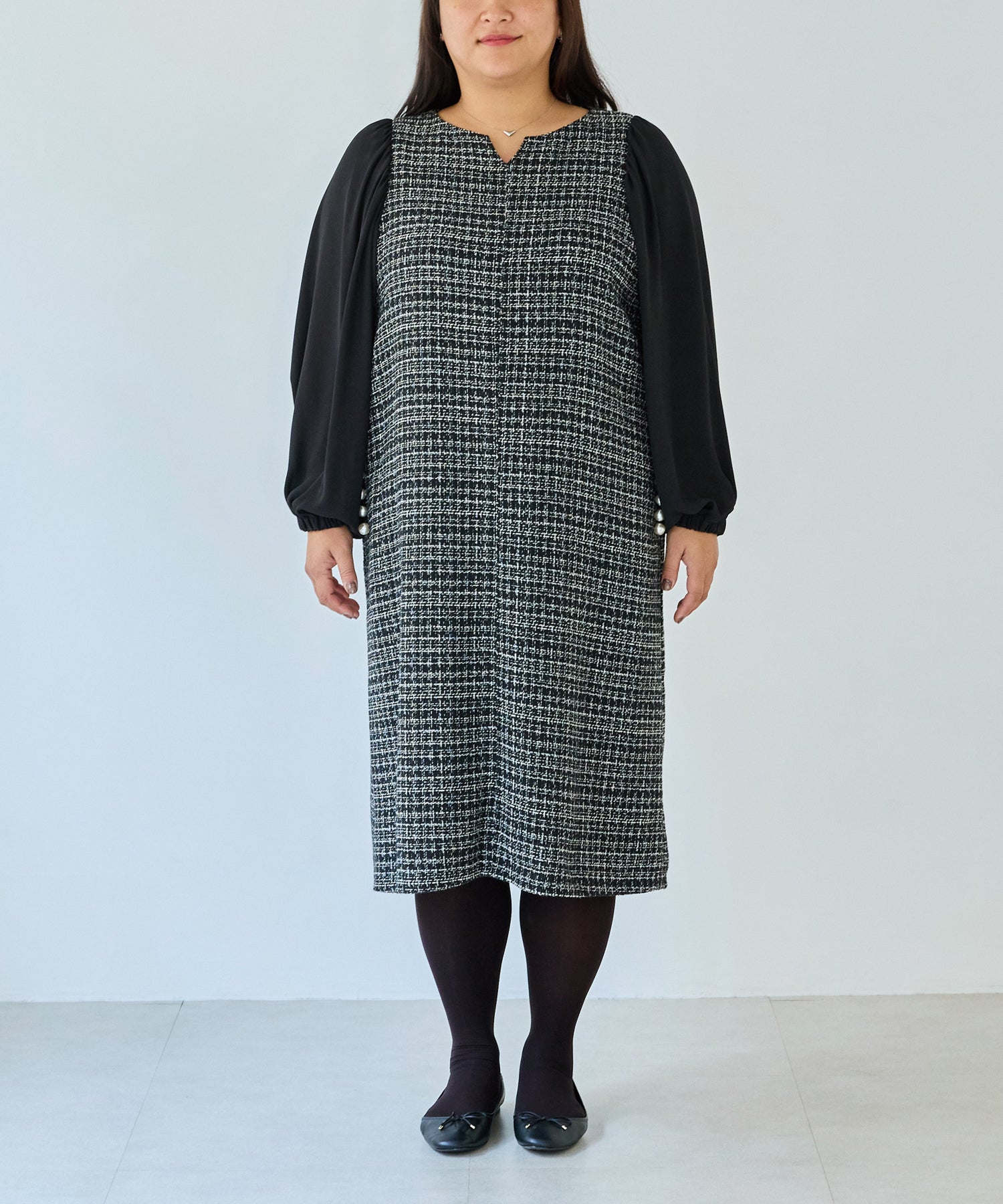 フロント　model:161cm 着用サイズ:3L