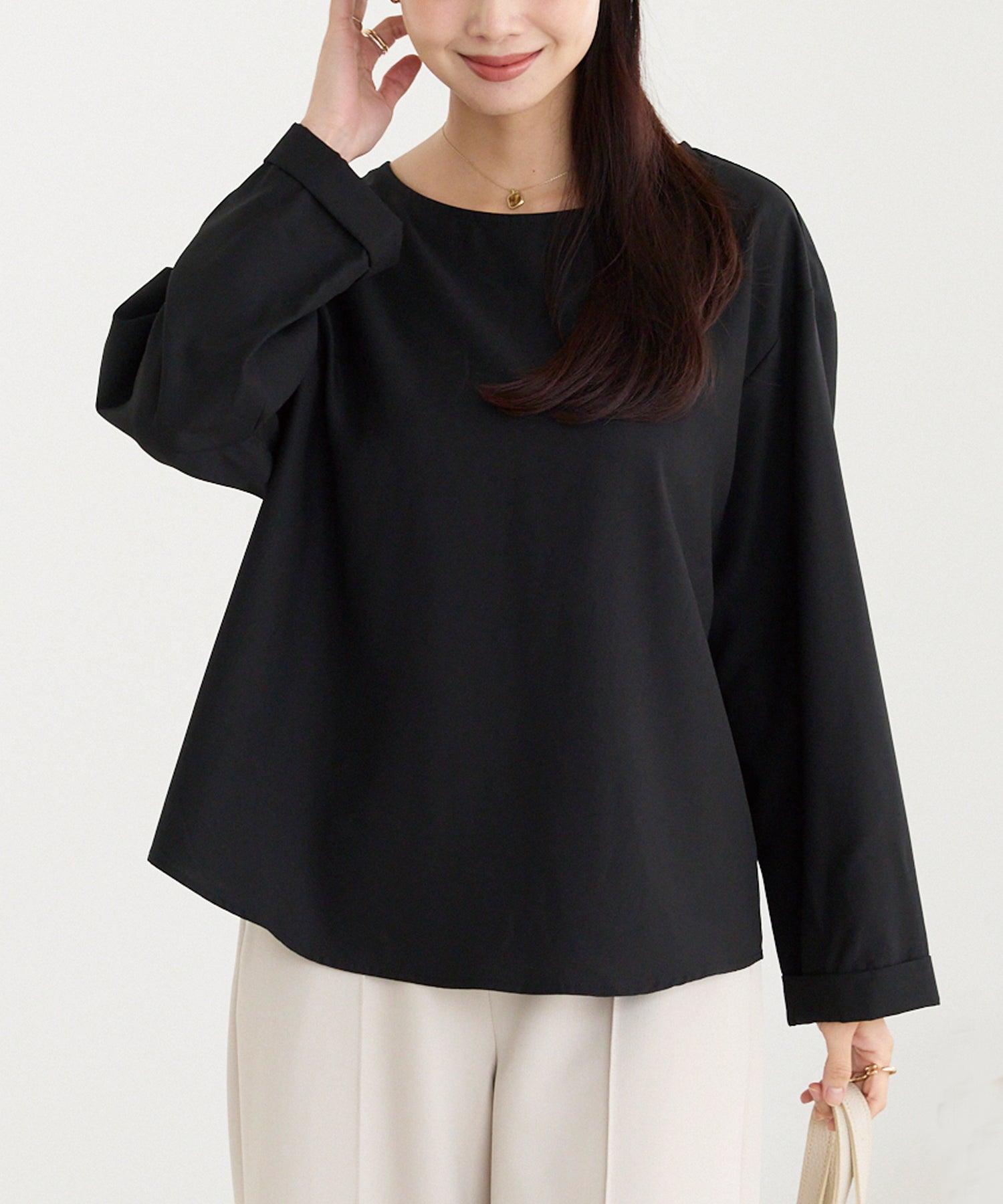 ブラック　model:160cm 着用サイズ:M