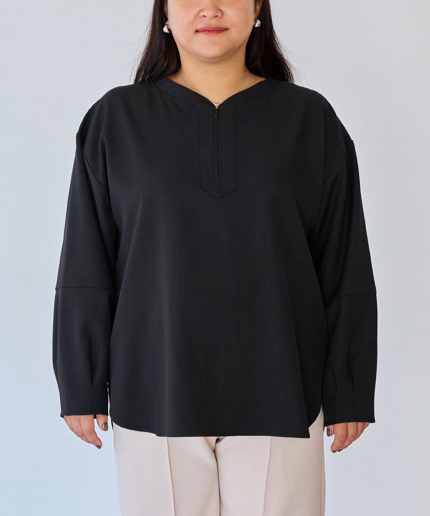 フロント　model:161cm 着用サイズ:3L