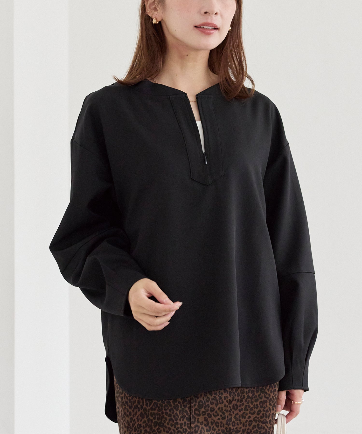 ブラック　model:156cm 着用サイズ:M