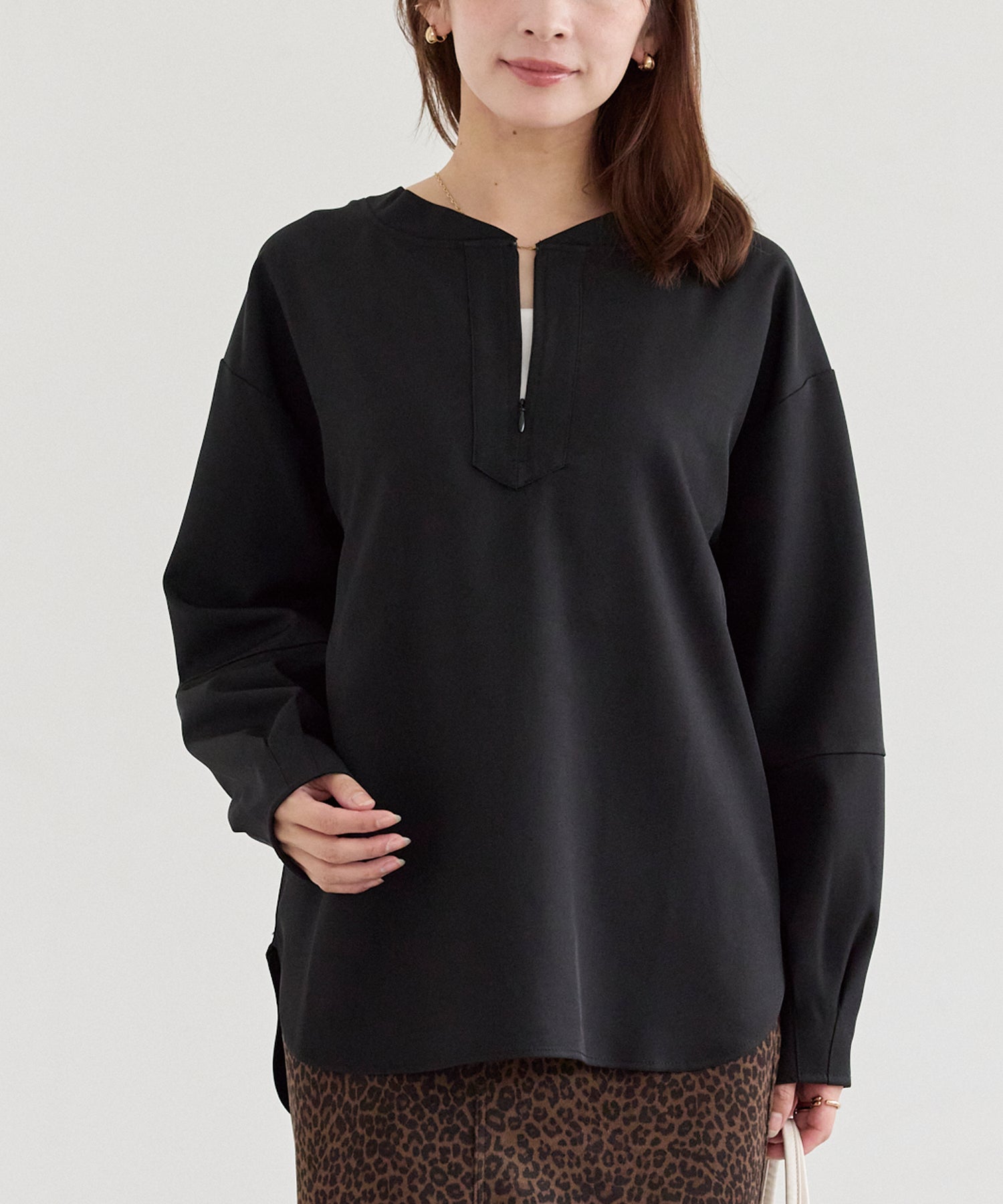 タックスリーブブラウス