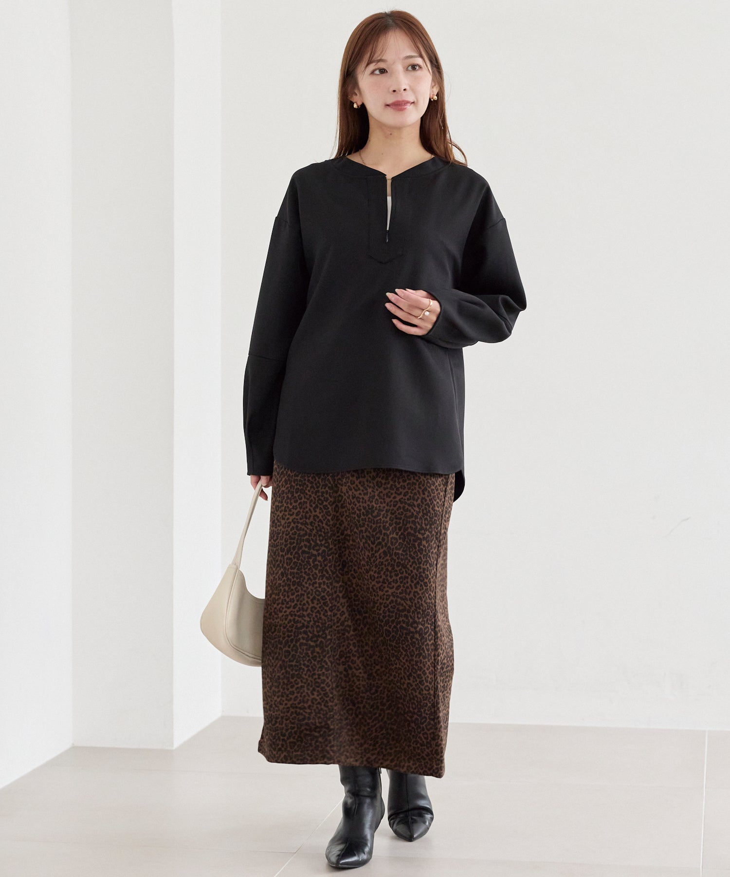 タックスリーブブラウス