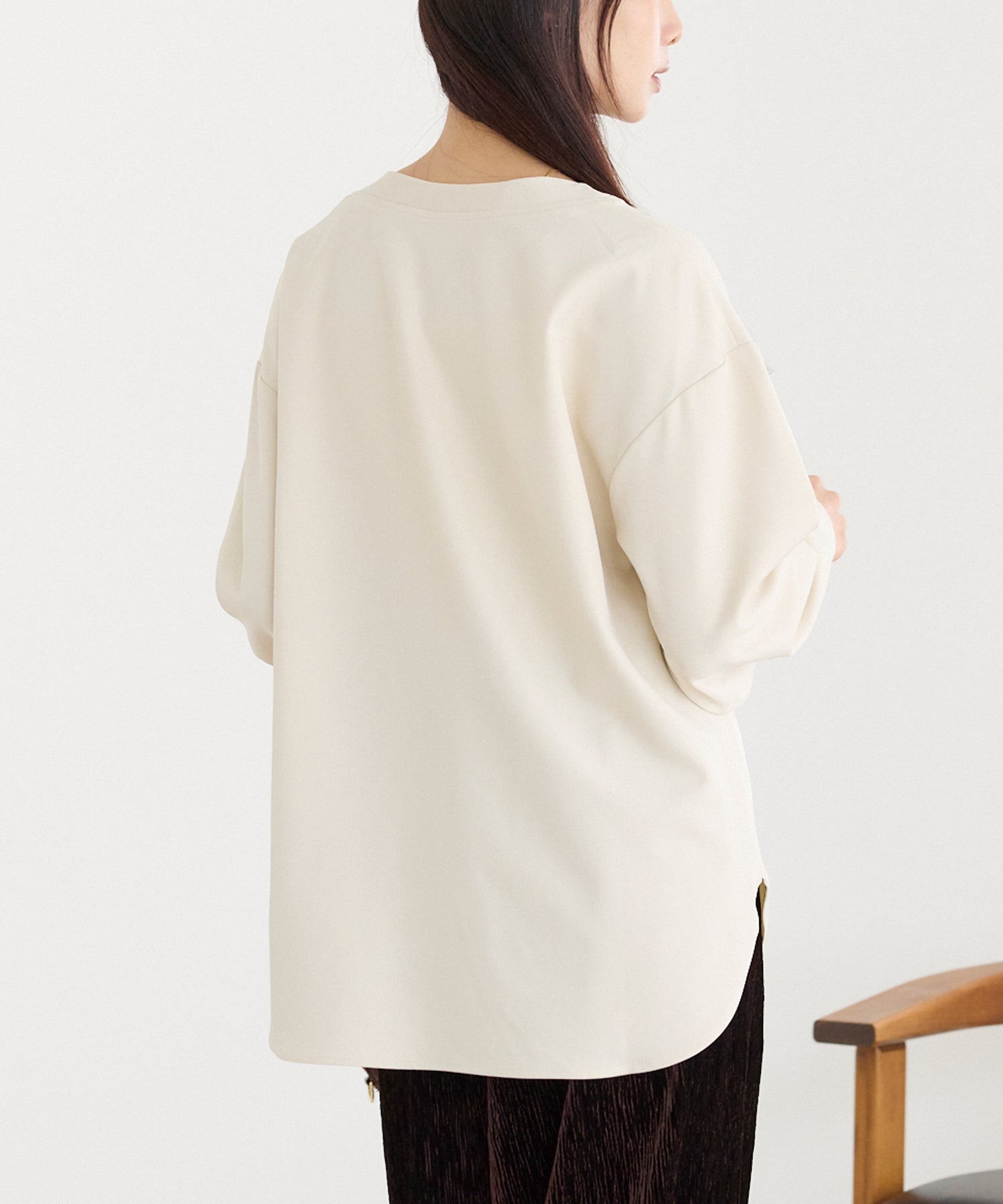 タックスリーブブラウス