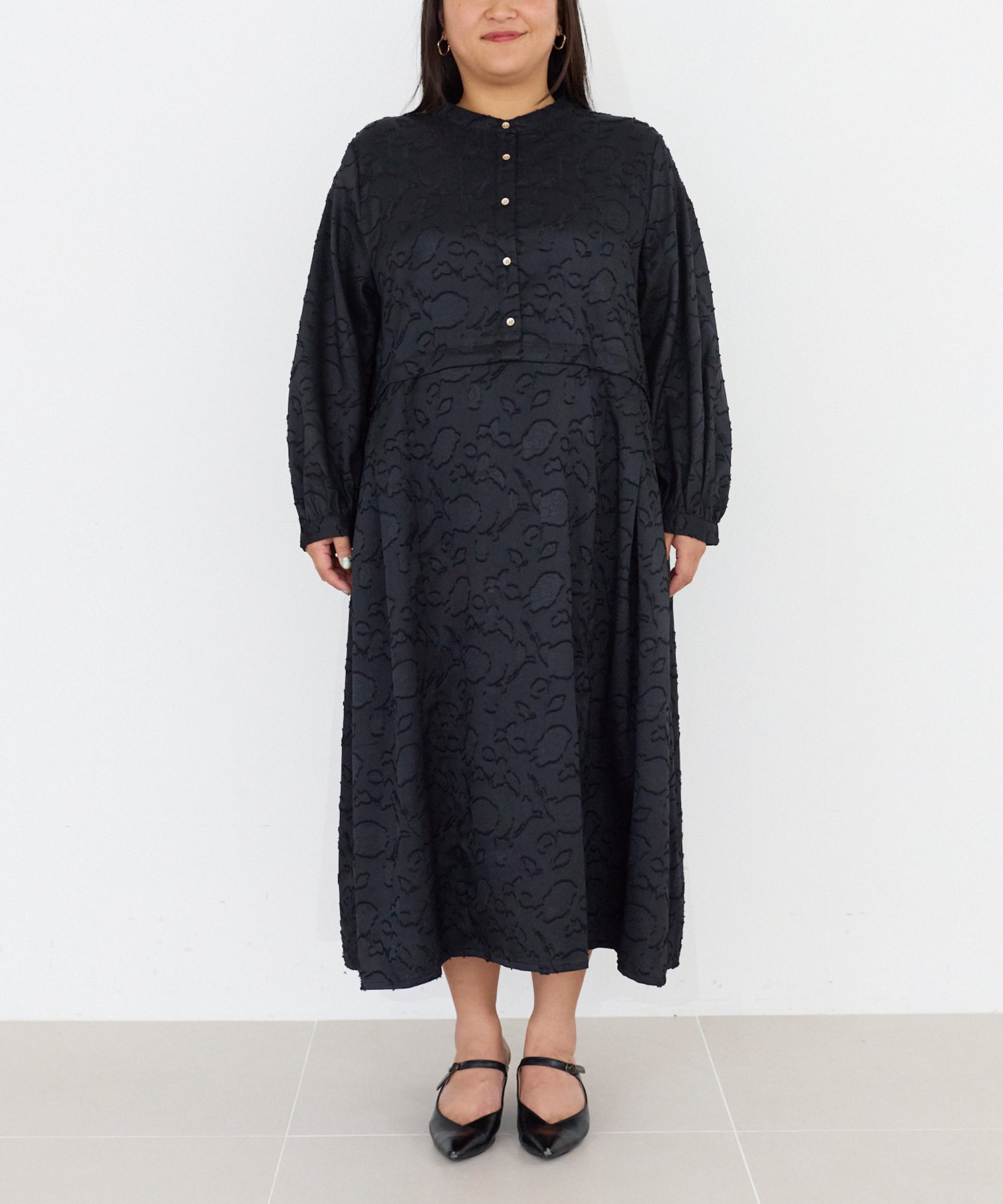 フロント　model:161cm 着用サイズ:3L