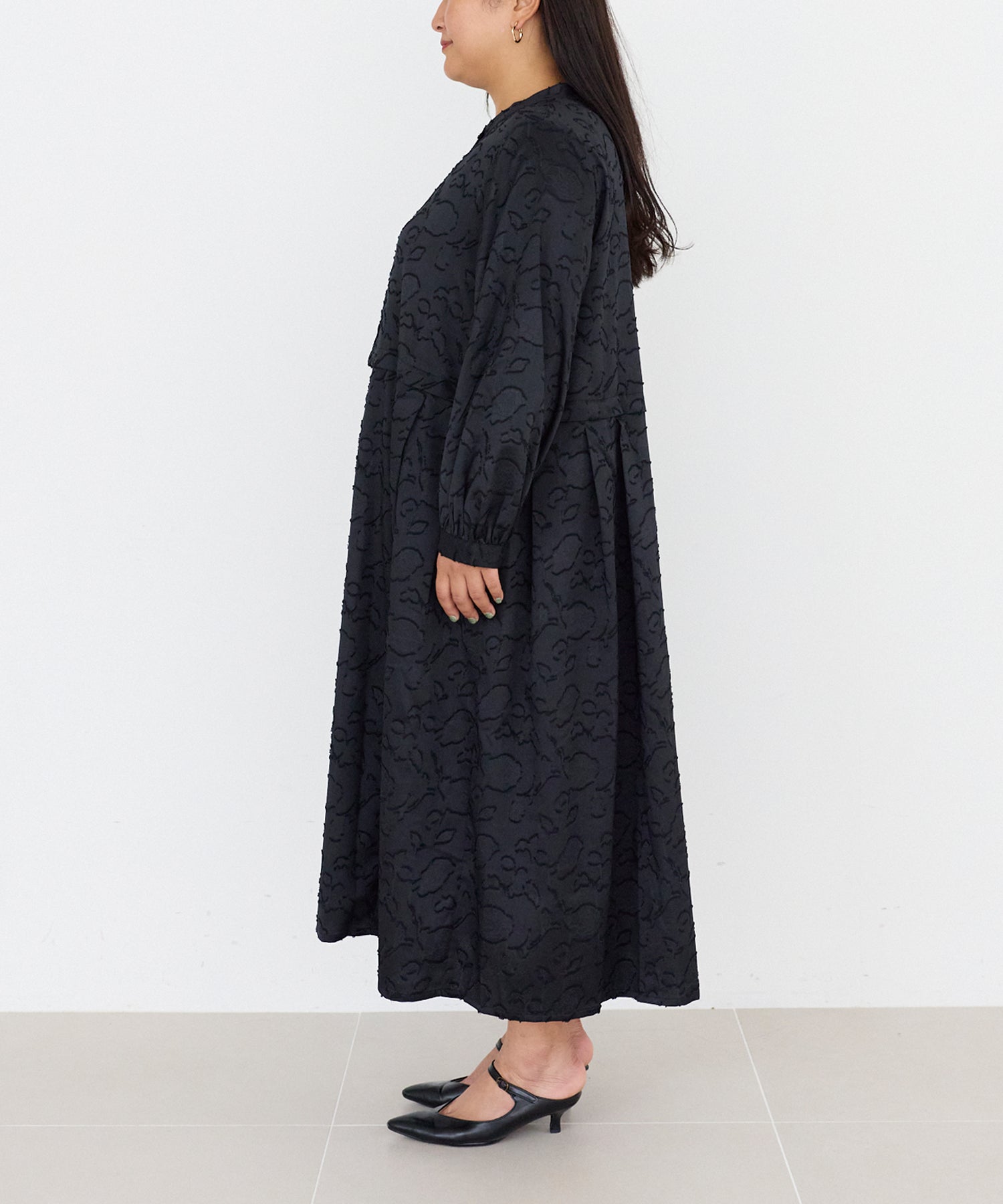 サイド　model:161cm 着用サイズ:3L