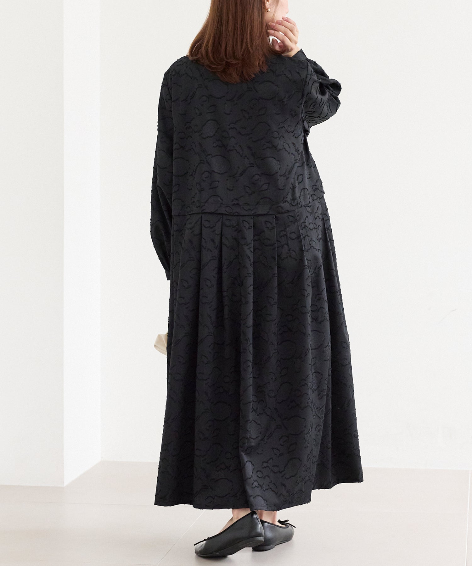 ジャガードタックワンピース