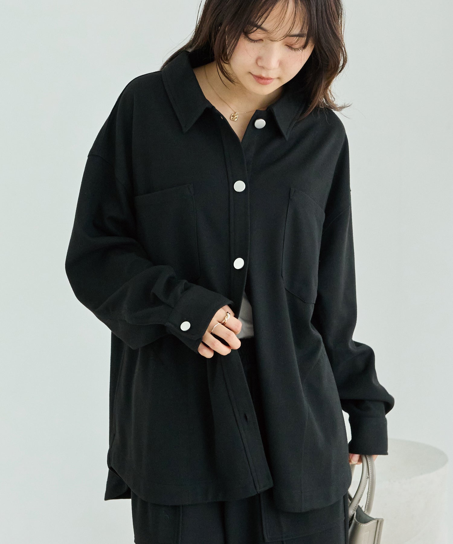 ブラック　model:160cm 着用サイズ:M
