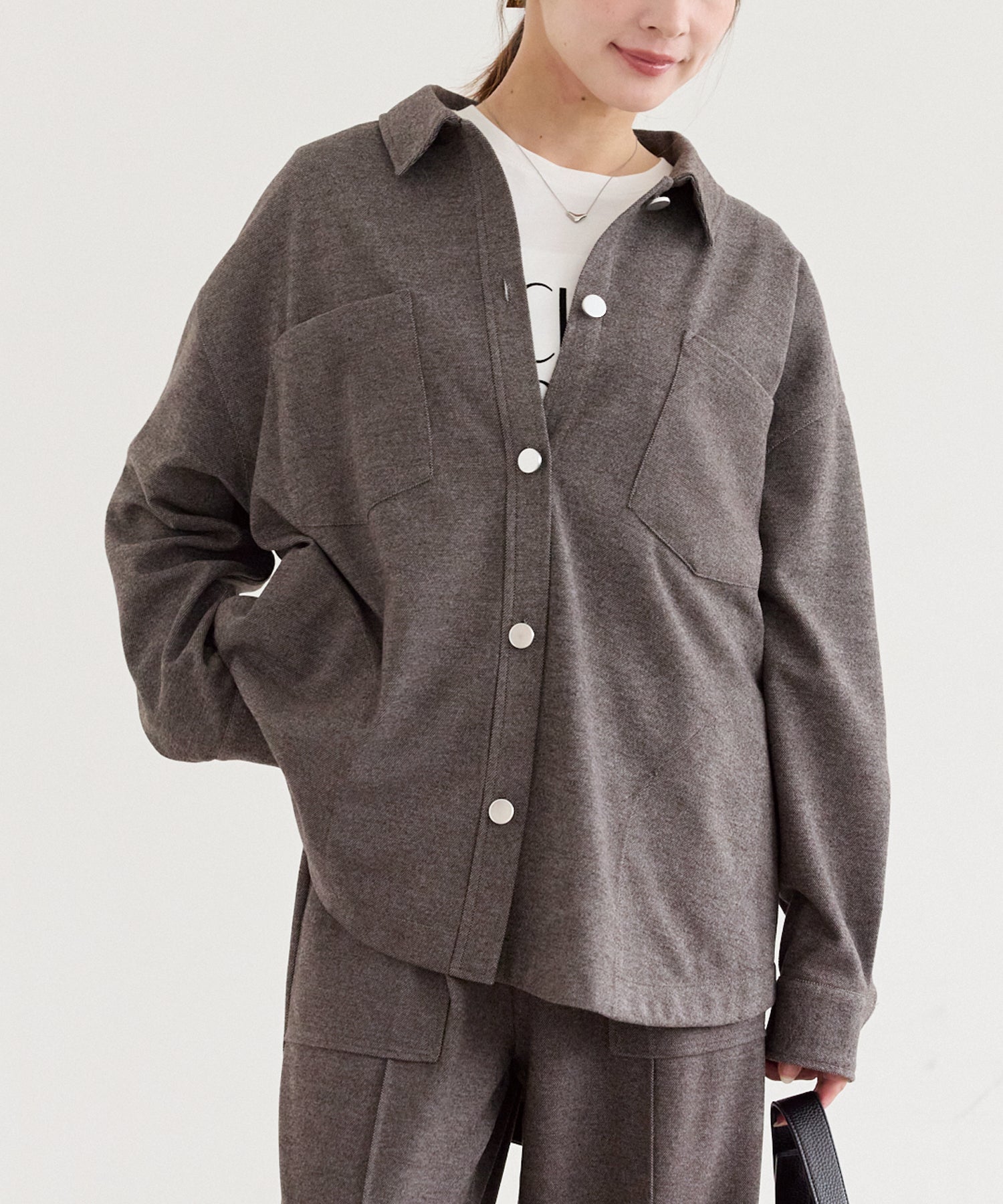 ブラウン　model:156cm 着用サイズ:M