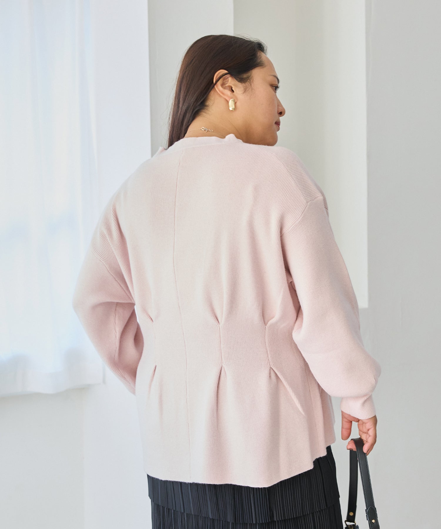 ピンク　model:161cm 着用サイズ:3L