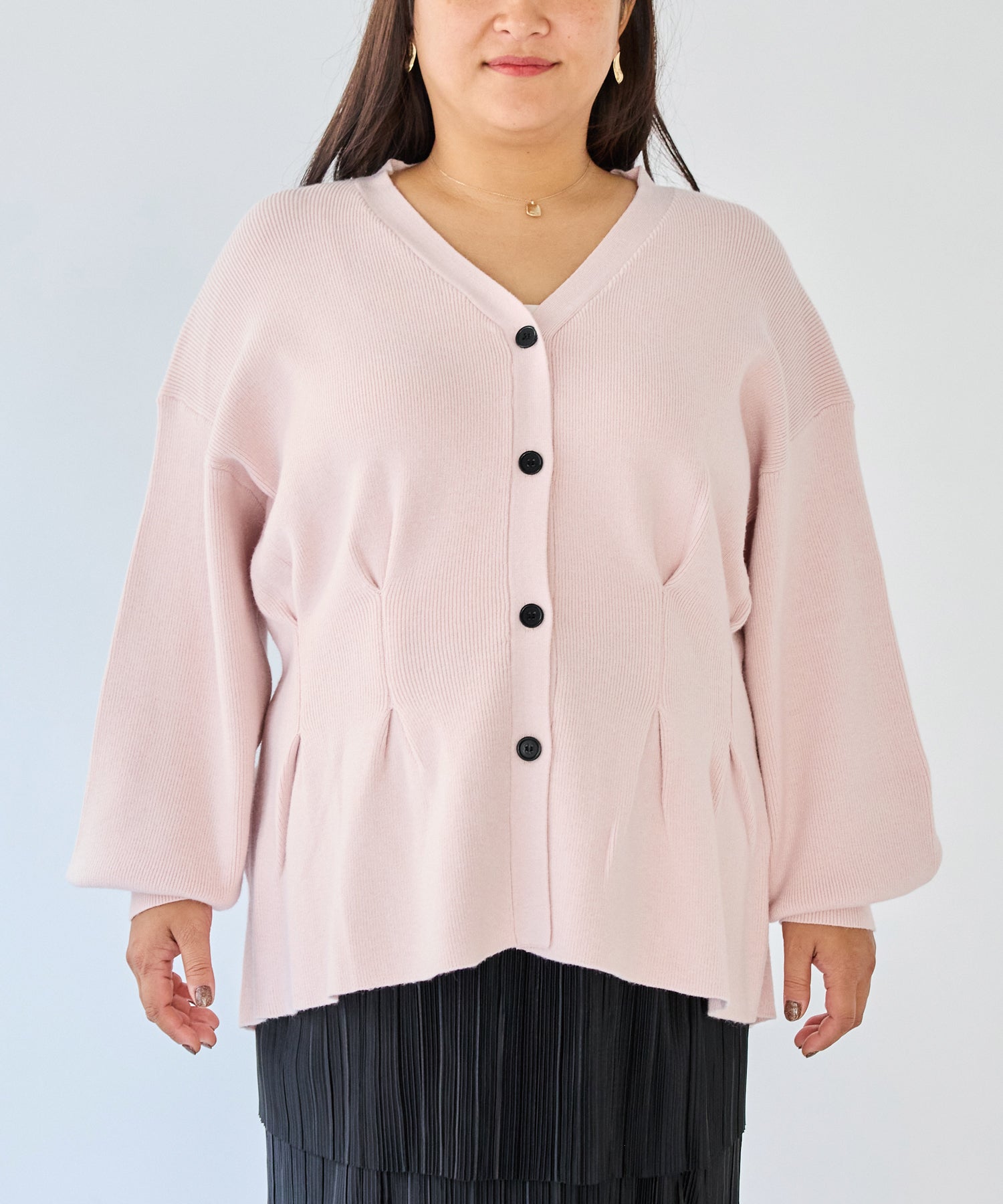 フロント　model:161cm 着用サイズ:3L