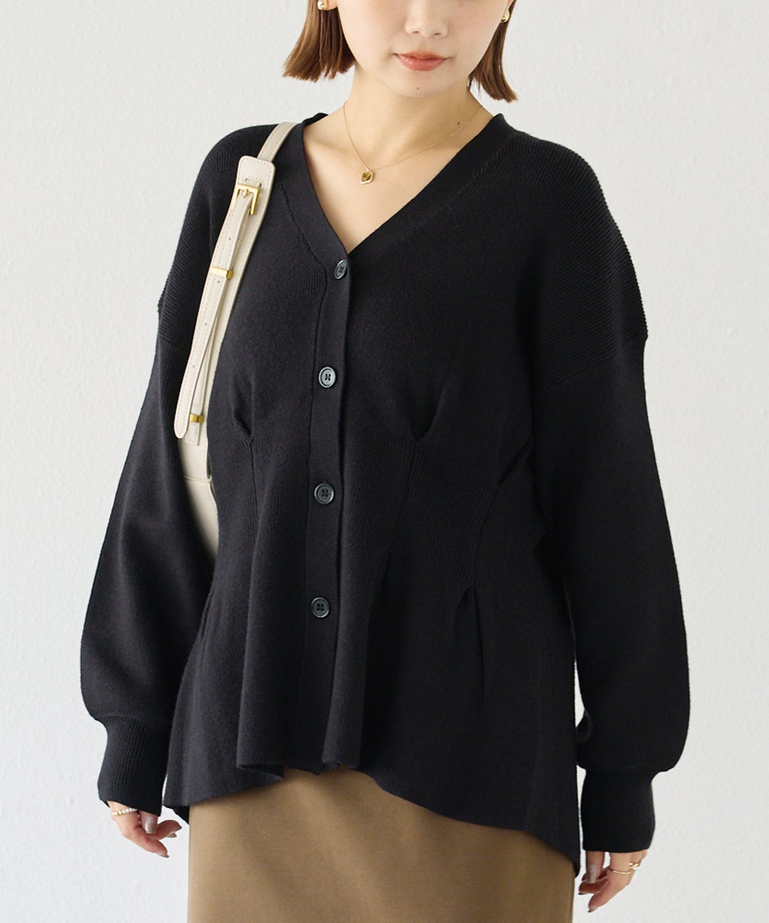 ブラック　model:156cm 着用サイズ:F