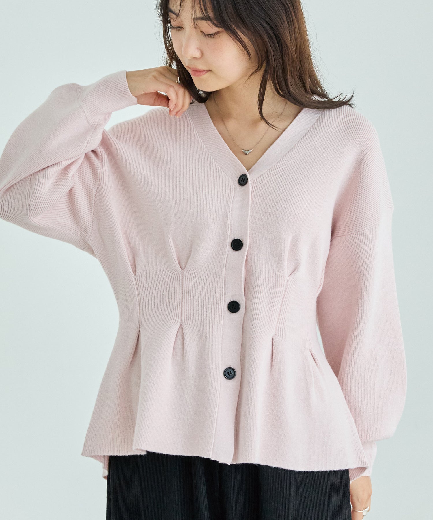 ピンク　model:160cm 着用サイズ:F