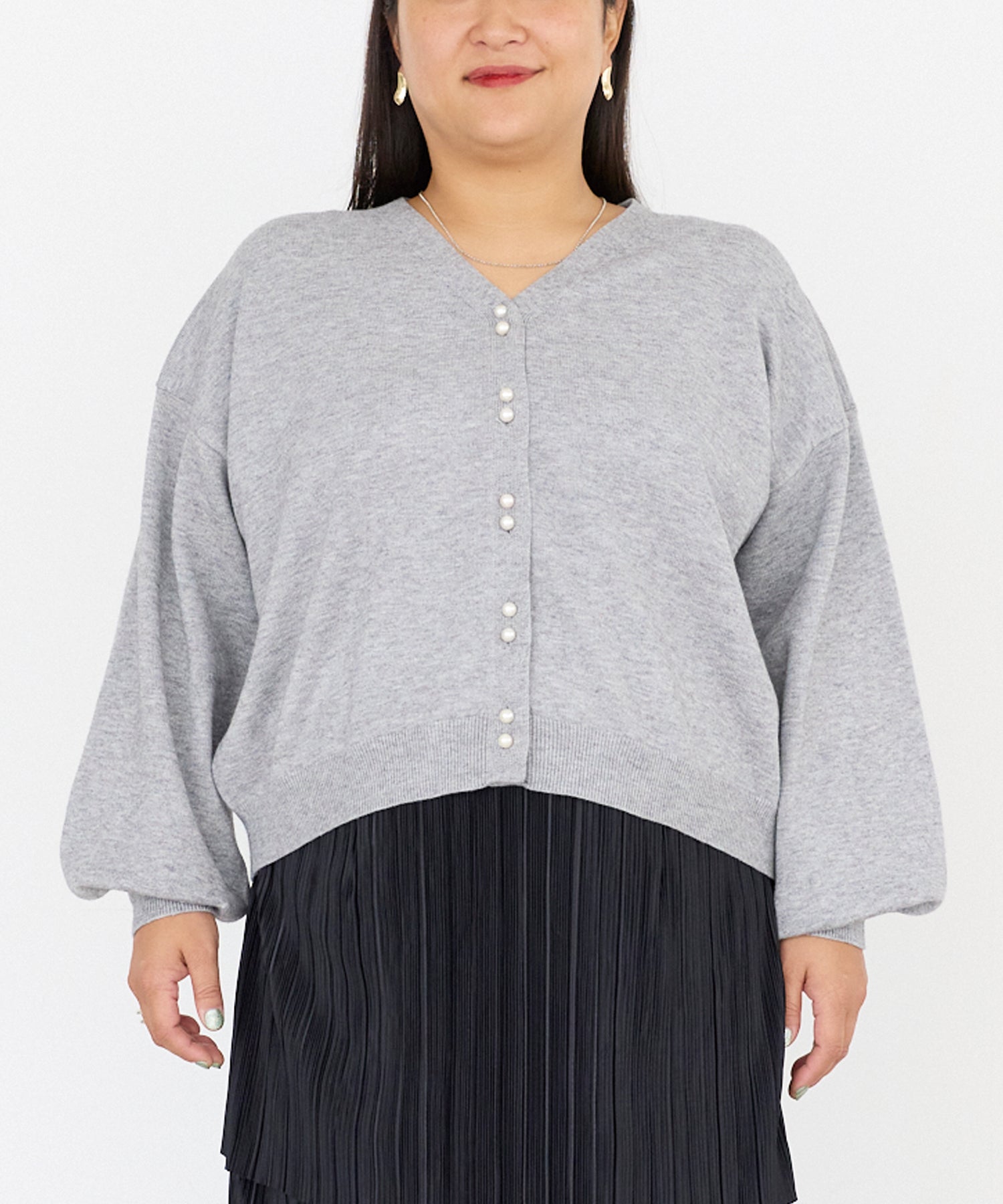 フロント　model:161cm 着用サイズ:3L