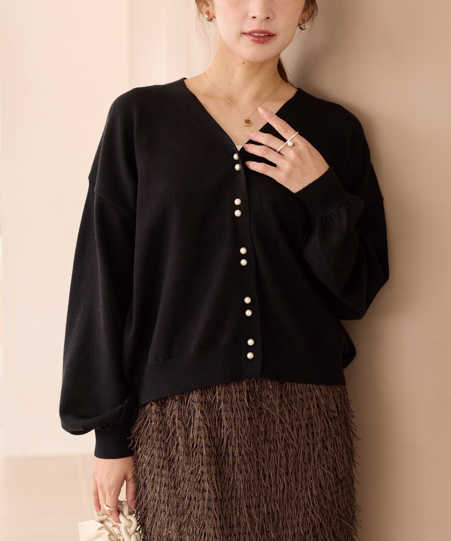 ブラック　model:156cm 着用サイズ:F