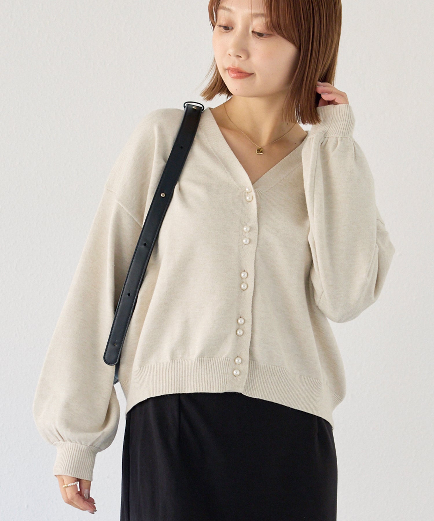 アイボリー　model:156cm 着用サイズ:F