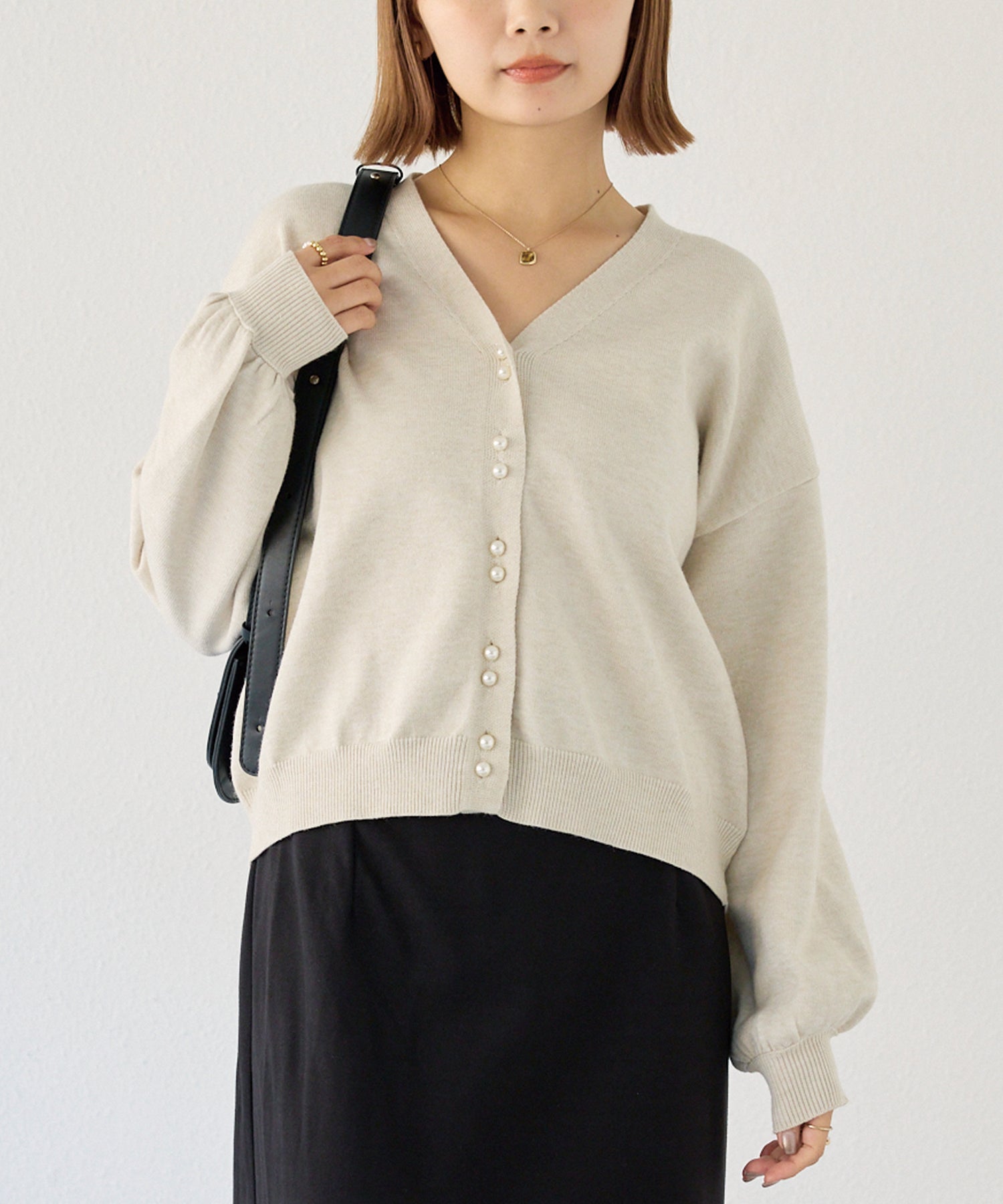 アイボリー　model:156cm 着用サイズ:F