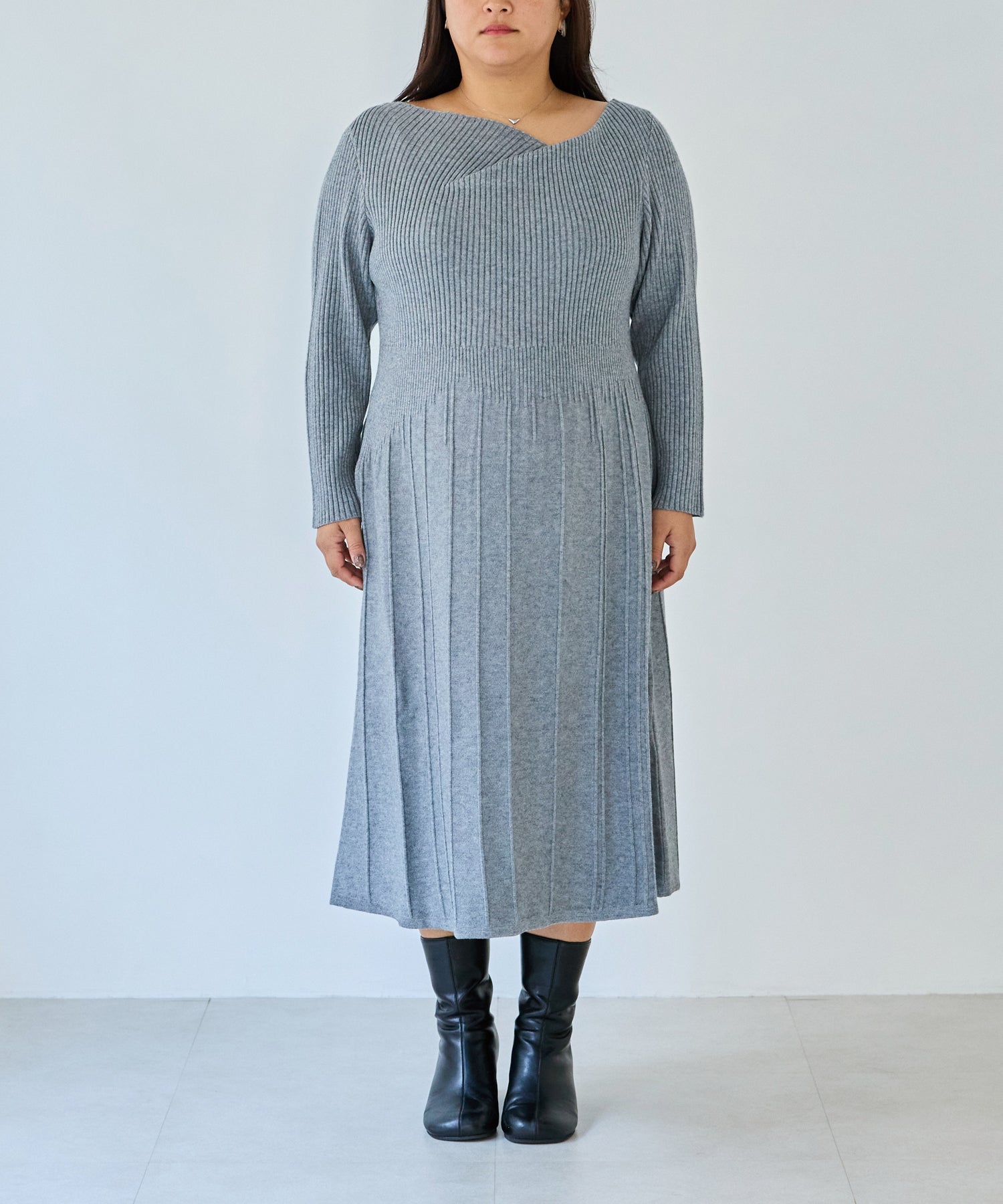 フロント　model:161cm 着用サイズ:3L