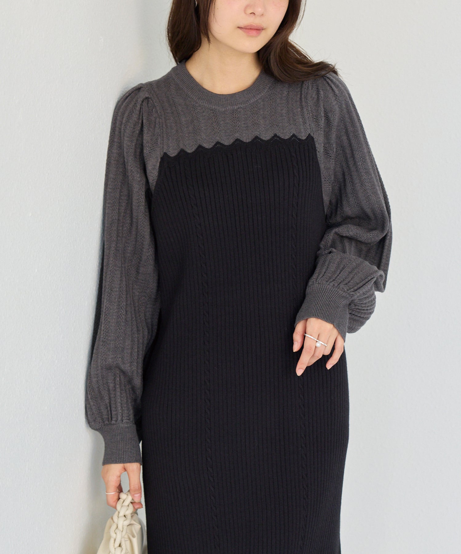 ブラック　model:160cm 着用サイズ:F