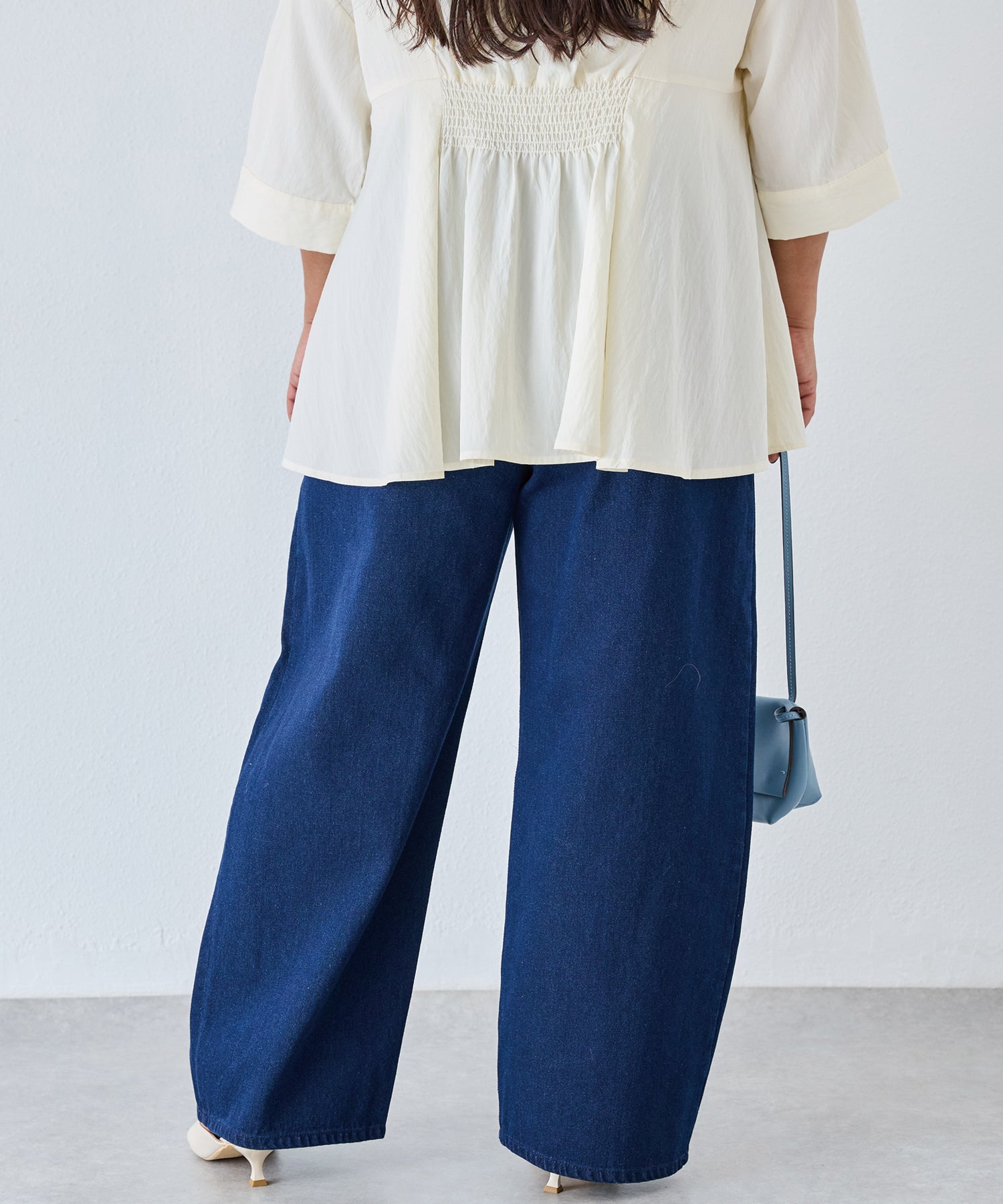 ネイビー　model:161cm 着用サイズ:3L