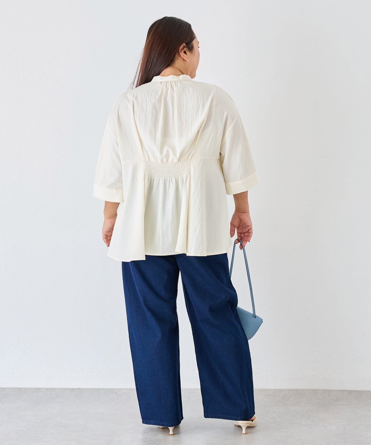 ネイビー　model:161cm 着用サイズ:3L