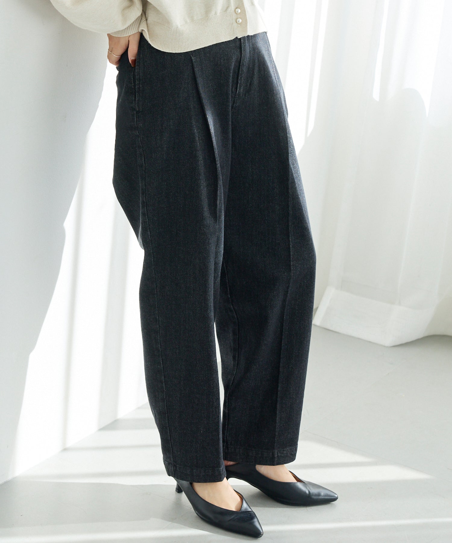 ブラック　model:156cm 着用サイズ:M