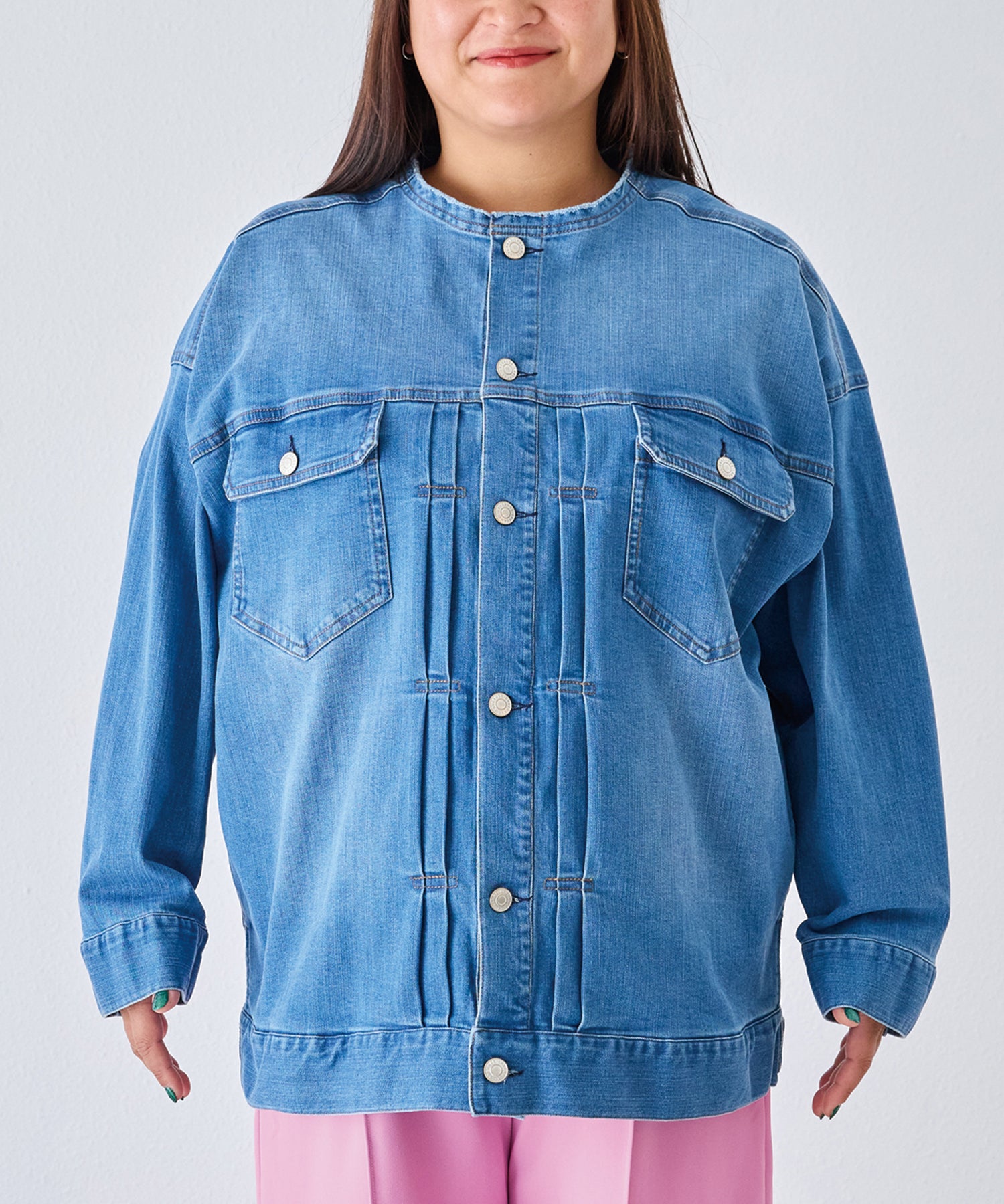 フロント　model:161cm 着用サイズ:3L