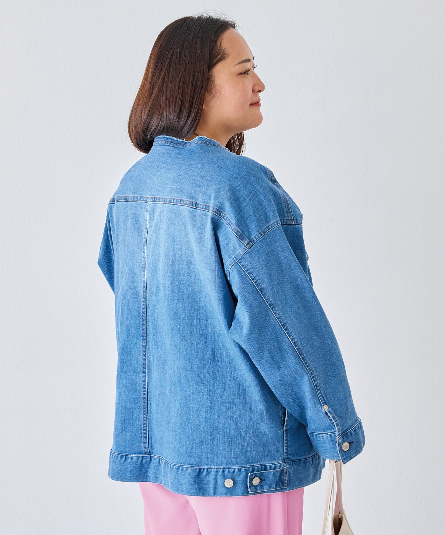 ブルー　model:161cm 着用サイズ:3L