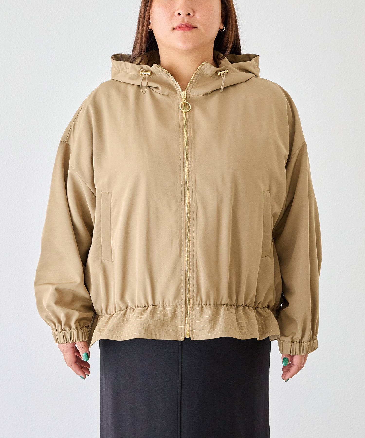 フロント　model:161cm 着用サイズ:3L