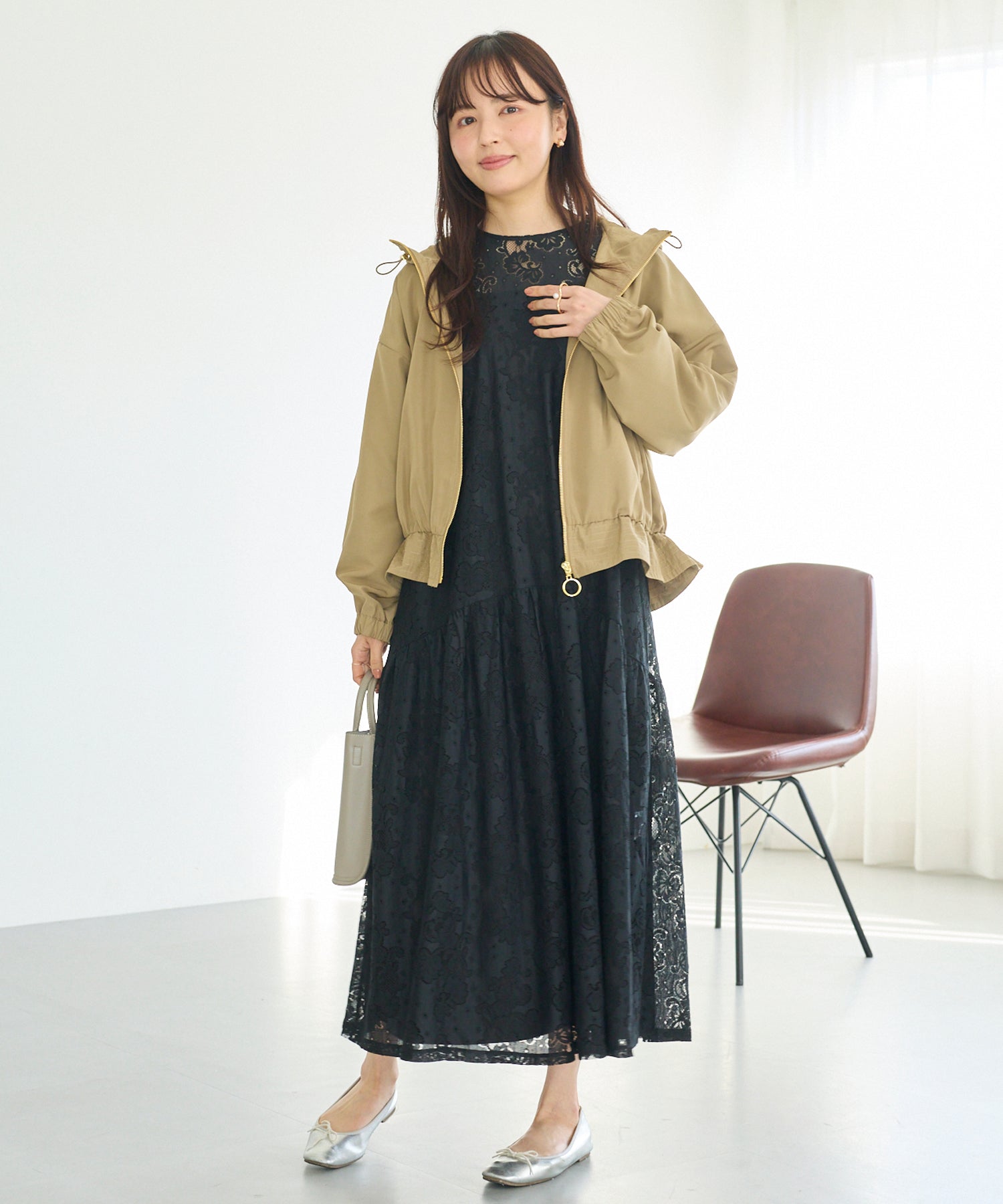 ブラック　model:162cm 着用サイズ:M