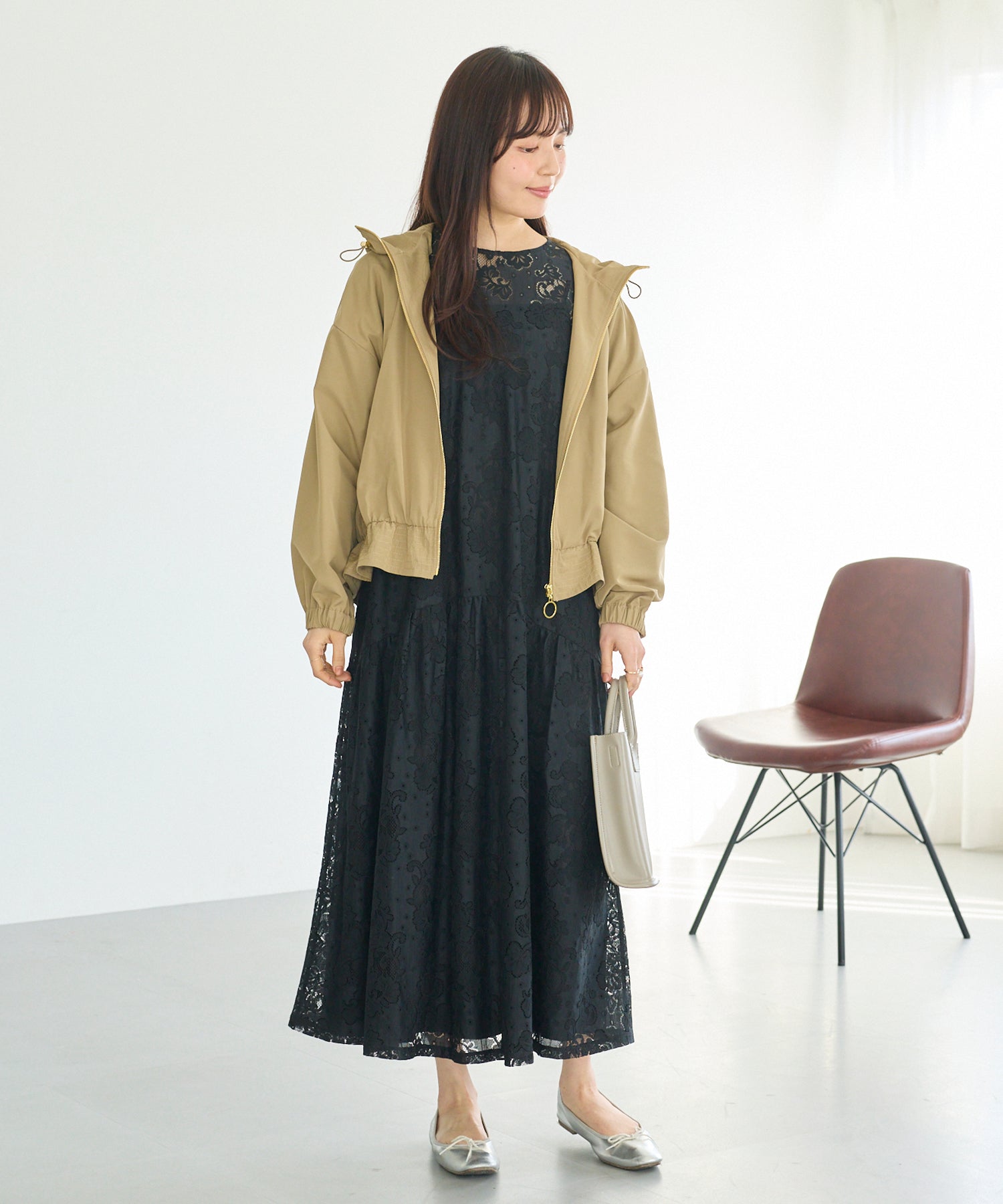 ブラック　model:162cm 着用サイズ:M