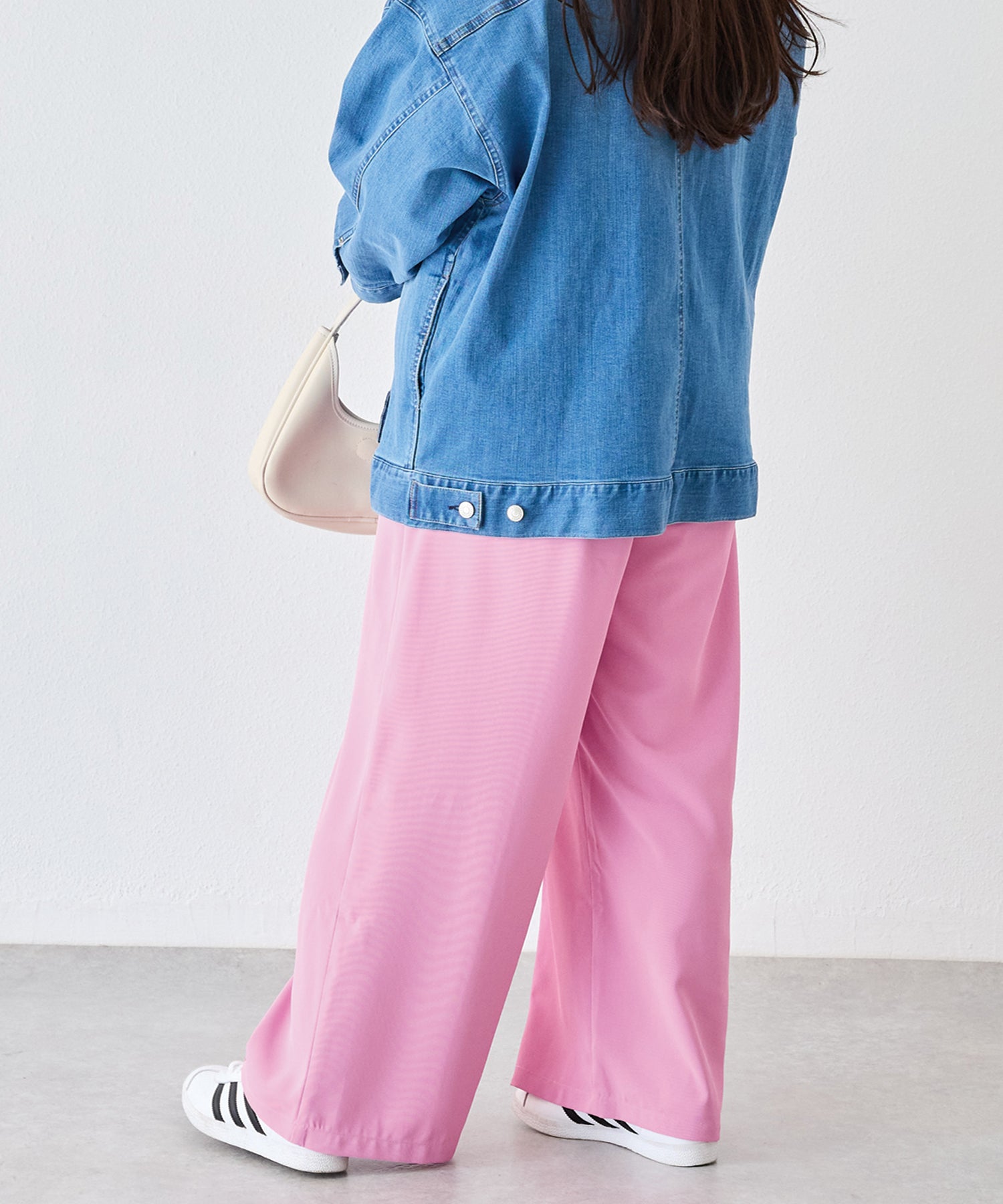 ピンク　model:161cm 着用サイズ:3L