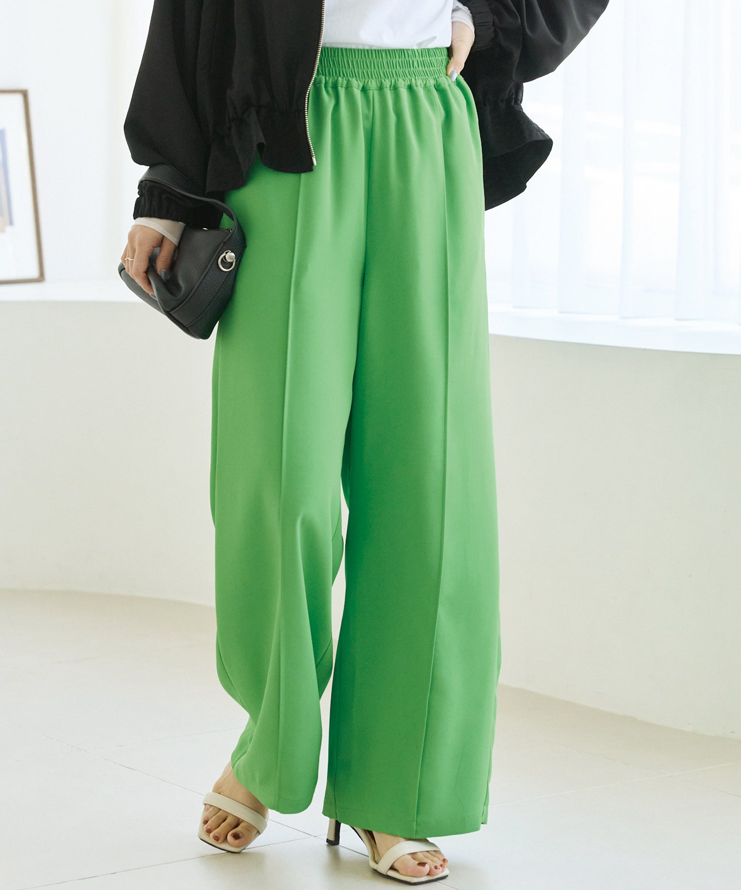 グリーン　model:156cm 着用サイズ:M