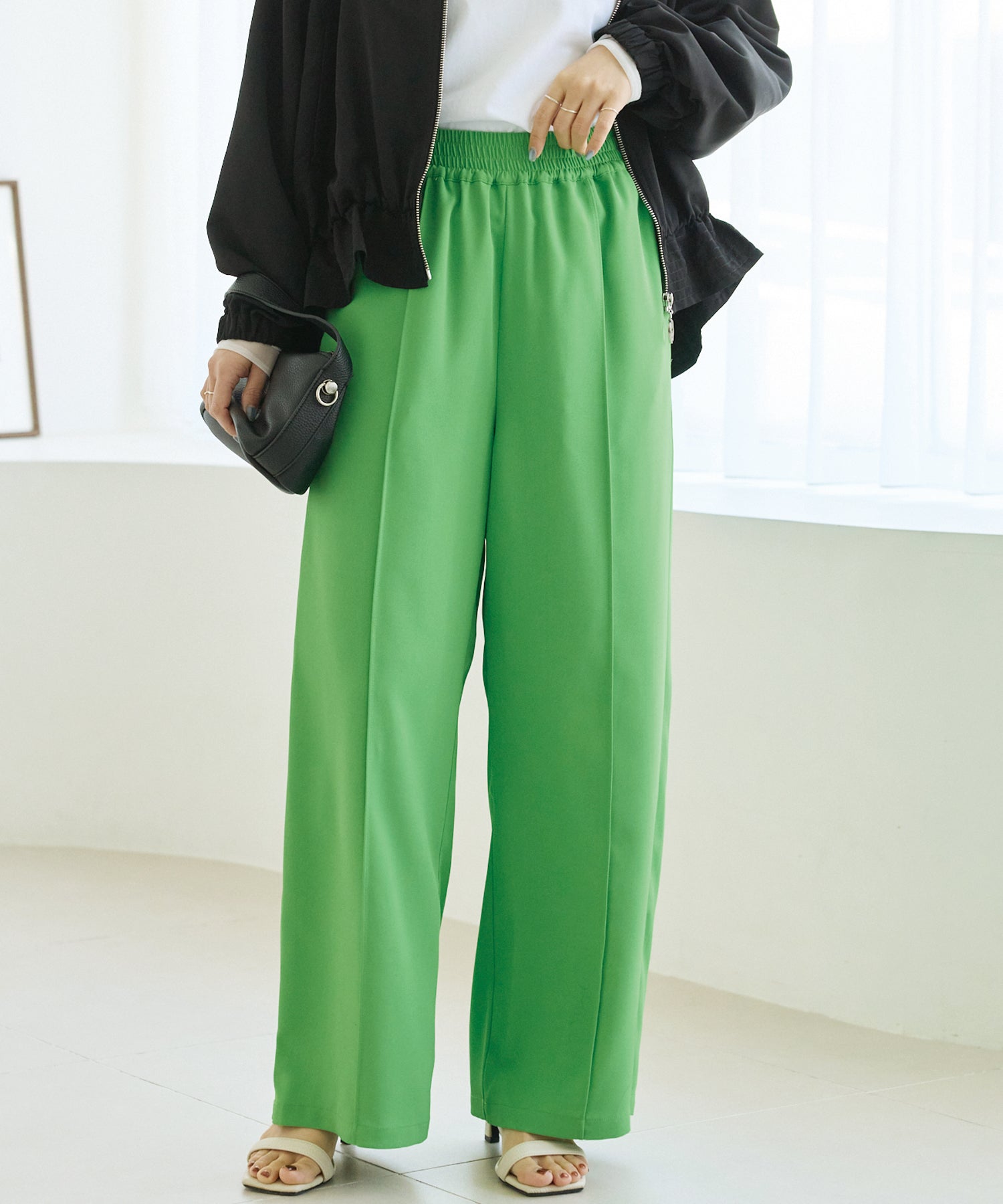 グリーン　model:156cm 着用サイズ:M