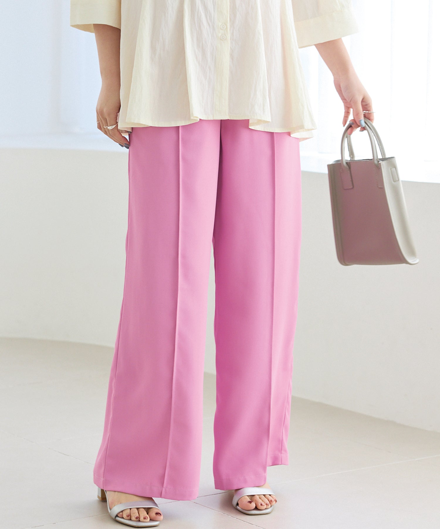 ピンク　model:156cm 着用サイズ:M