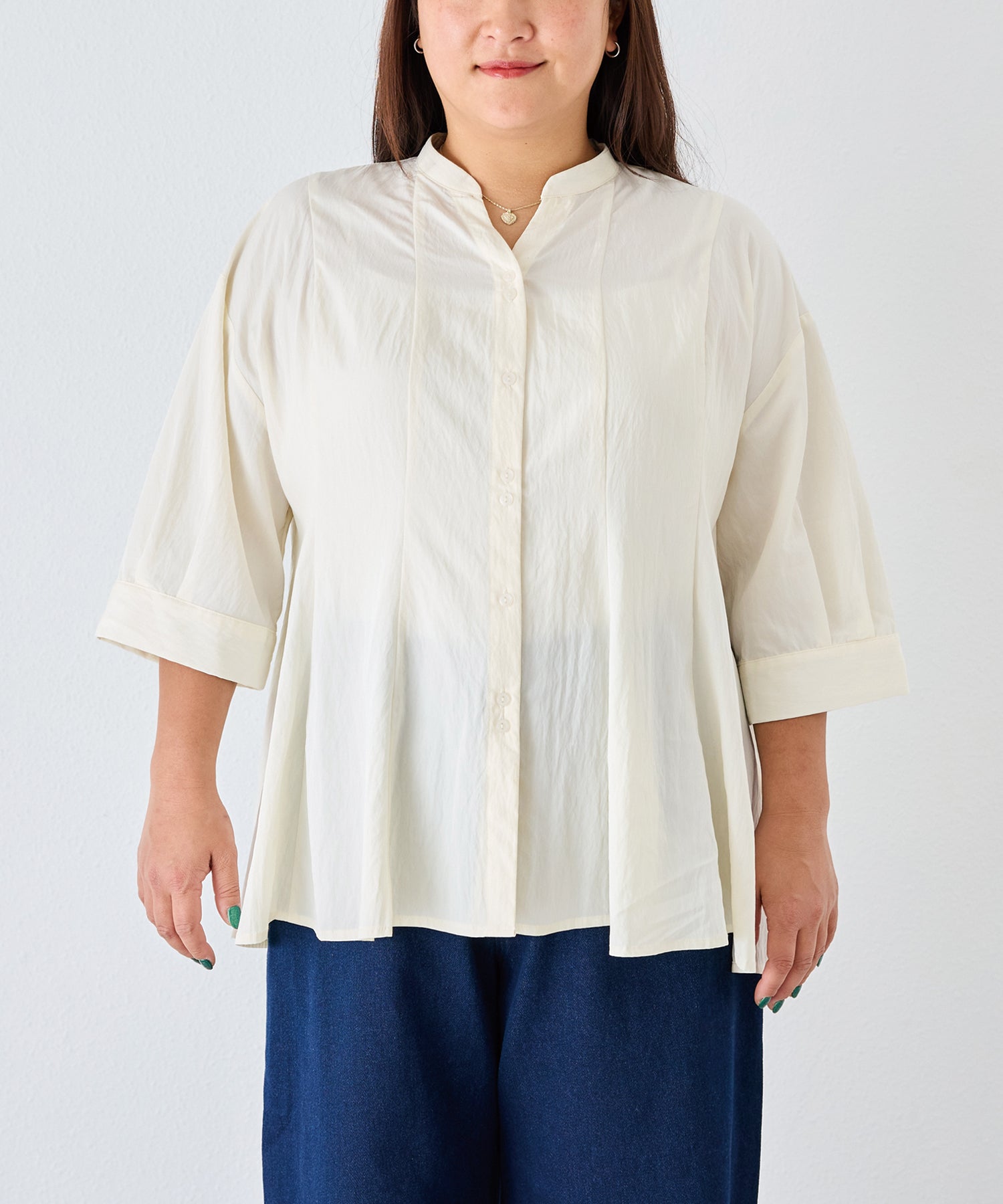 フロント　model:161cm 着用サイズ:3L