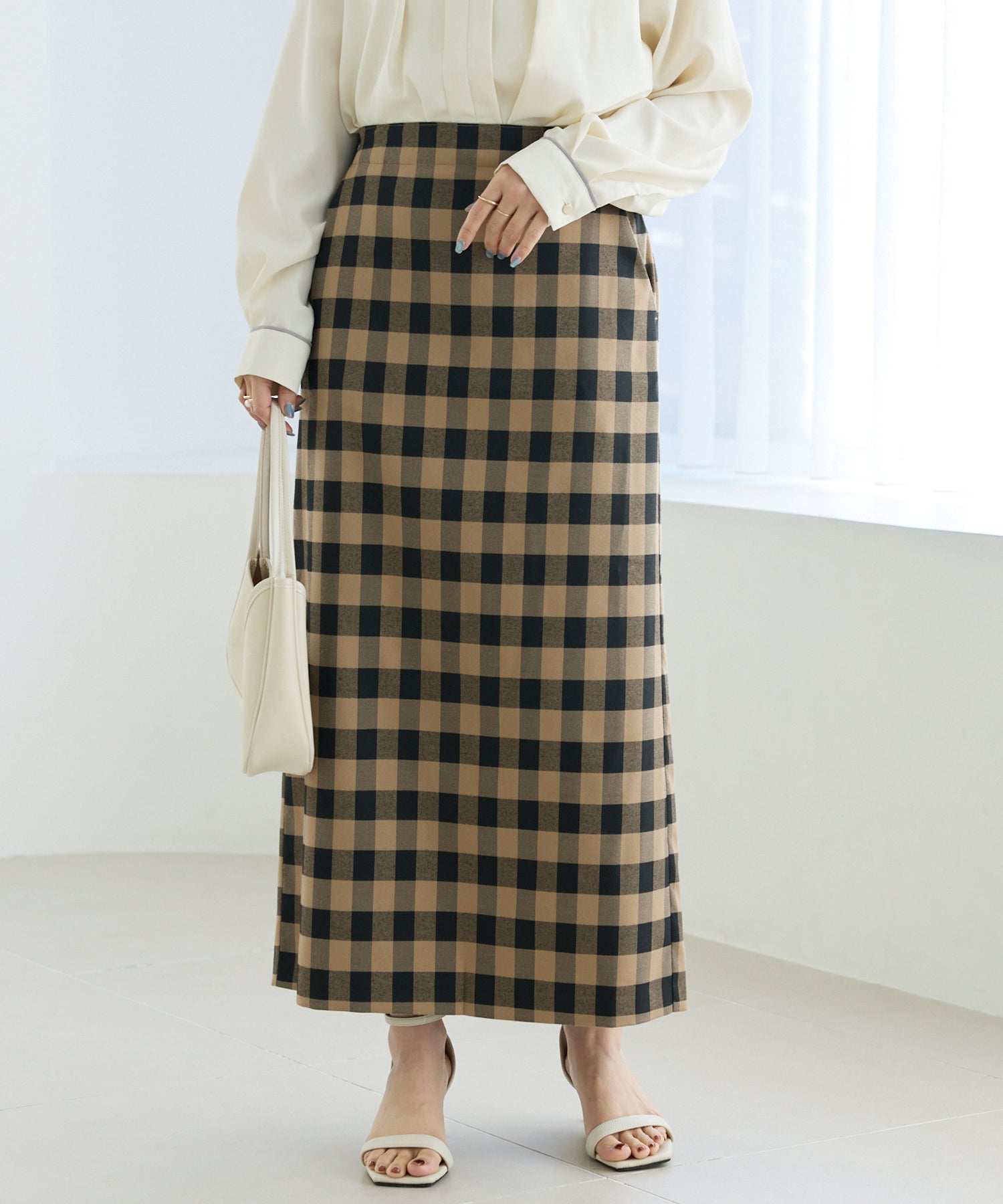 ブラウン　model:156cm 着用サイズ:M