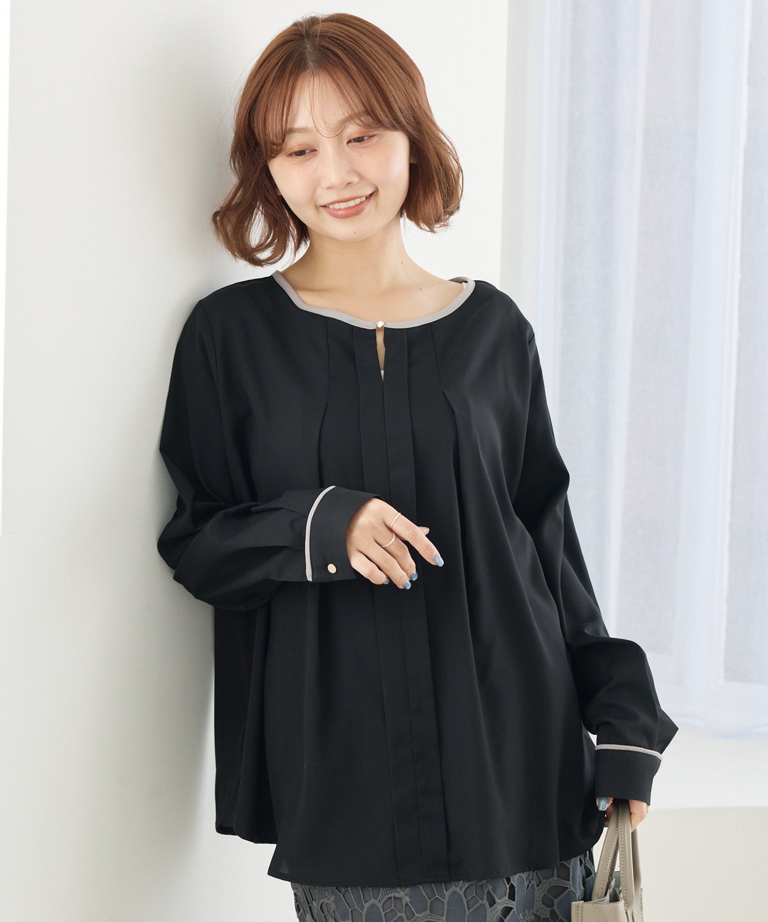 ブラック　model:156cm 着用サイズ:M