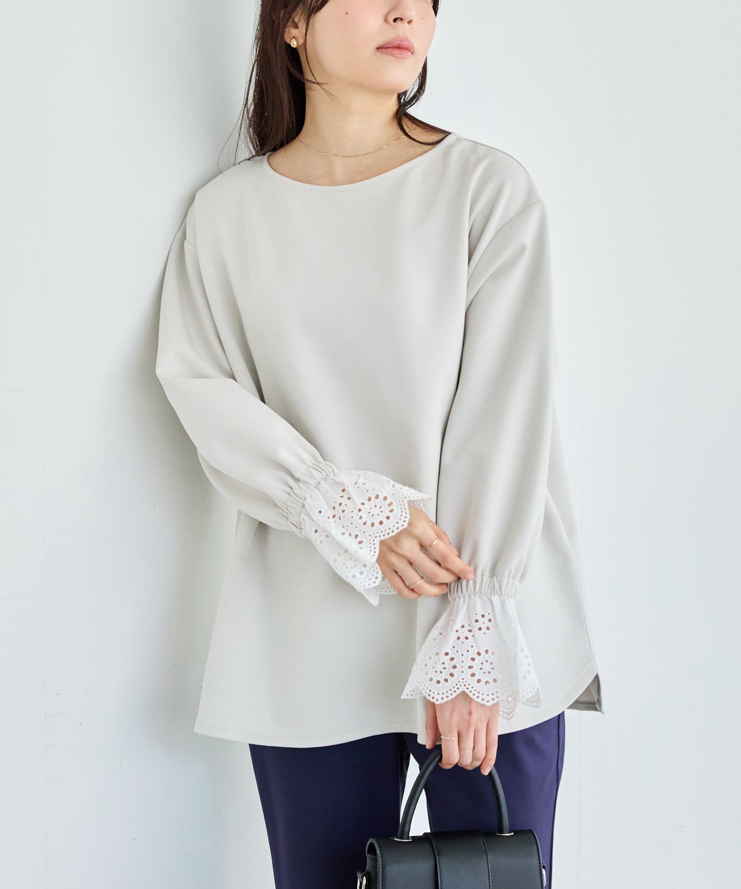 オフホワイト　model:162cm 着用サイズ:M