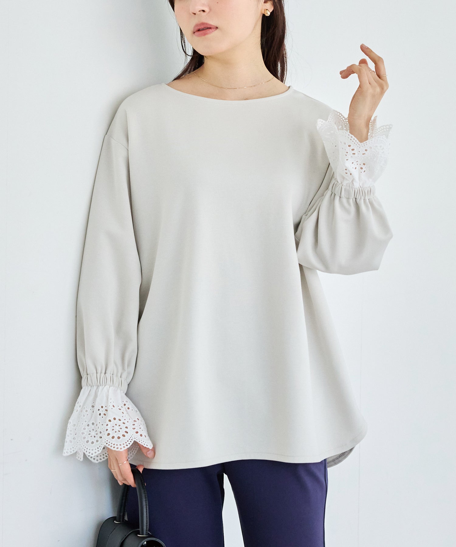 オフホワイト　model:162cm 着用サイズ:M