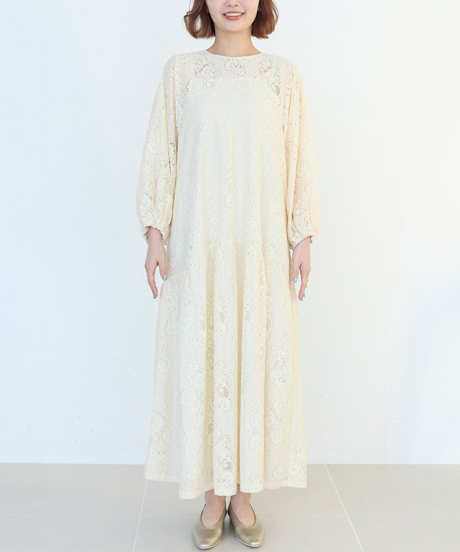 フロント　model:156cm 着用サイズ:M