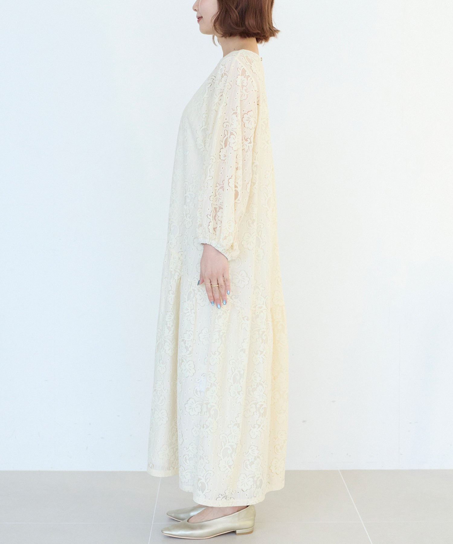 サイド　model:156cm 着用サイズ:M