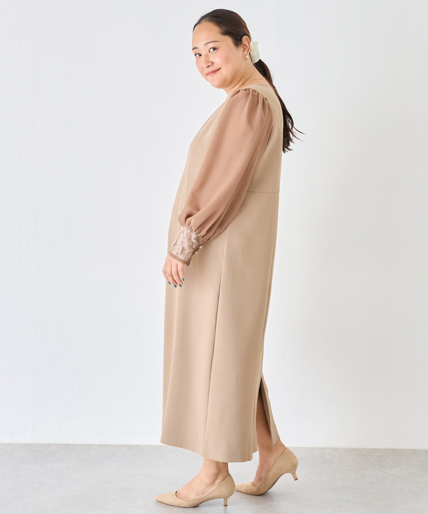 モカ　model:161cm 着用サイズ:3L