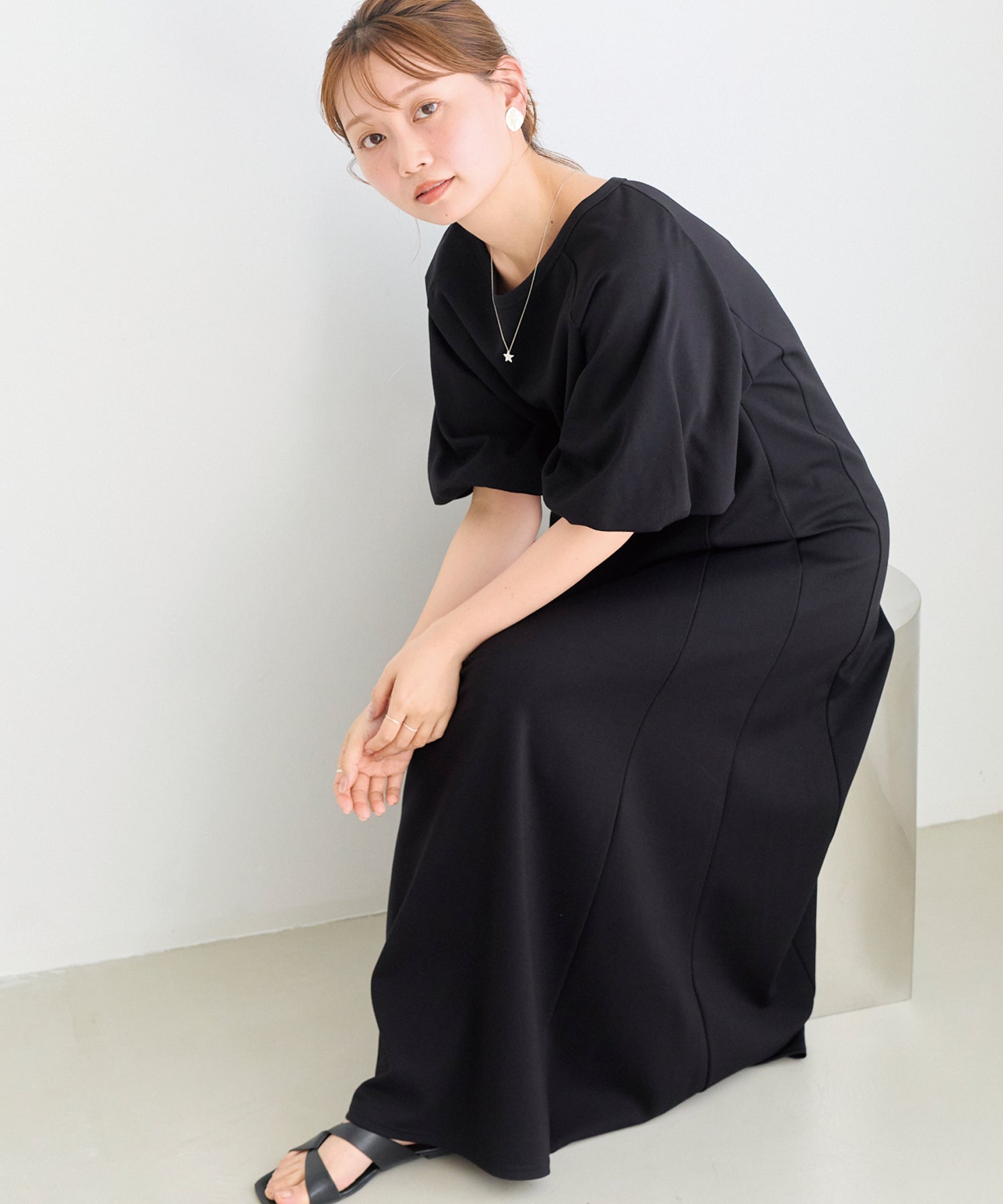 ブラック　model:156cm 着用サイズ:M
