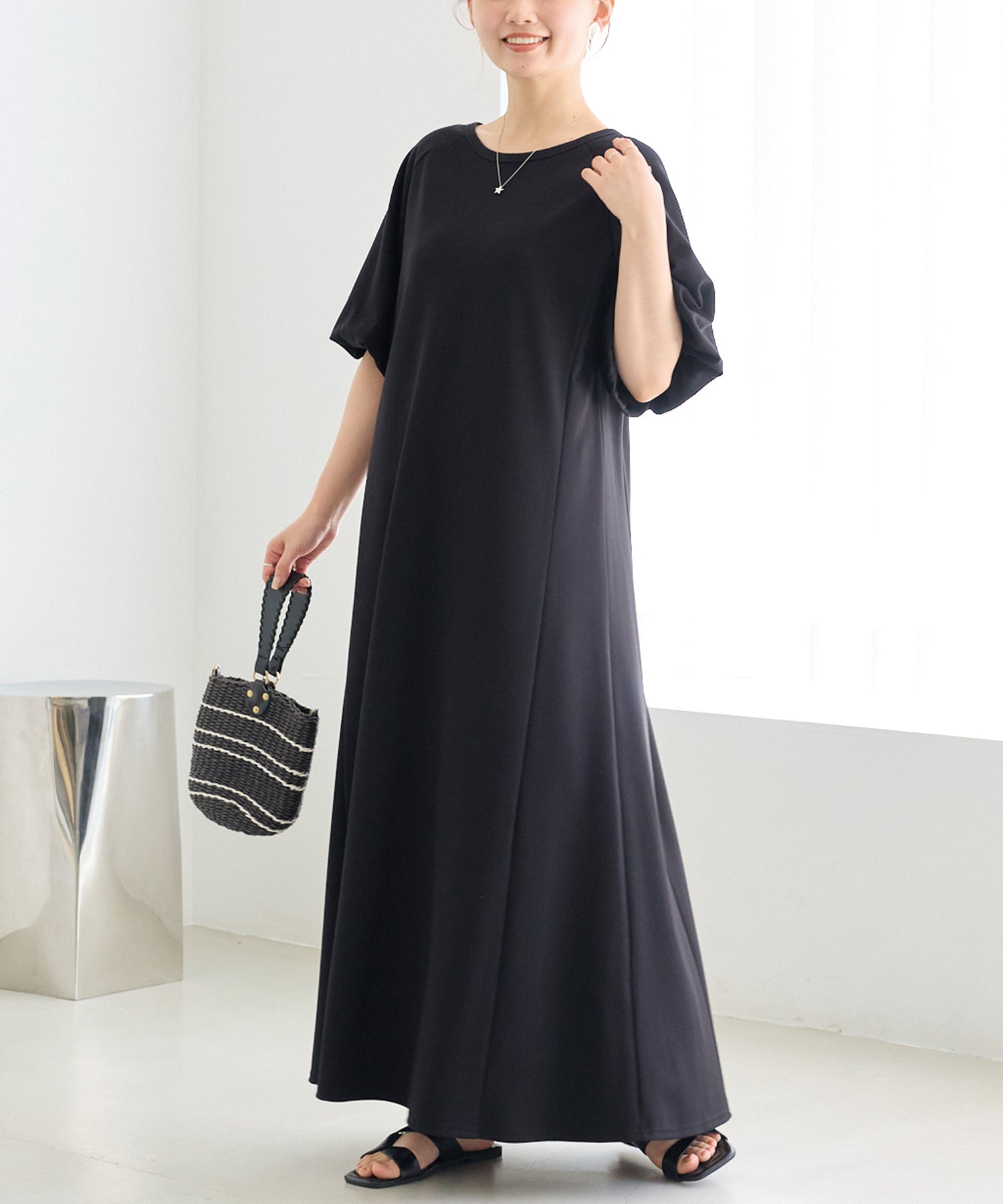 ブラック　model:156cm 着用サイズ:M