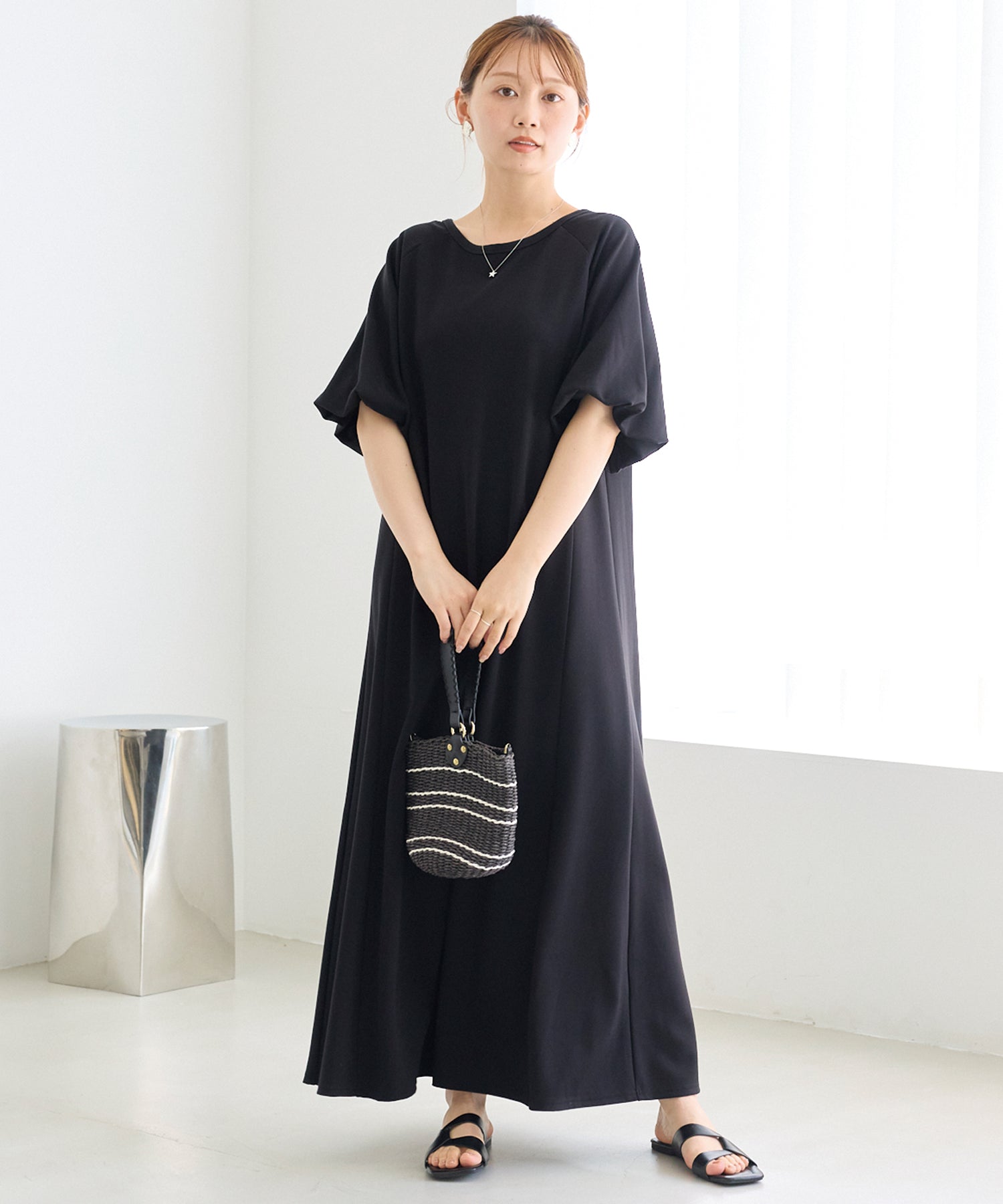 ブラック　model:156cm 着用サイズ:M