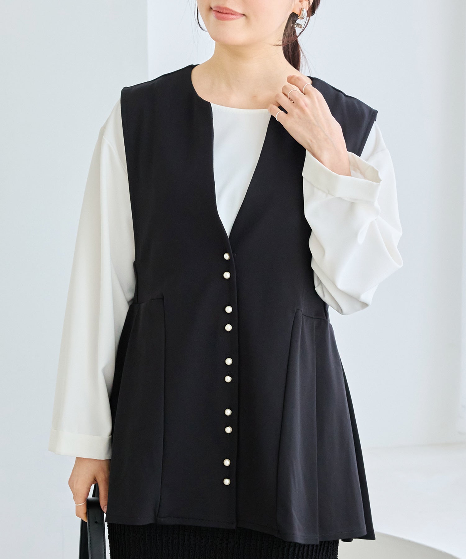 ブラック　model:163cm 着用サイズ:M