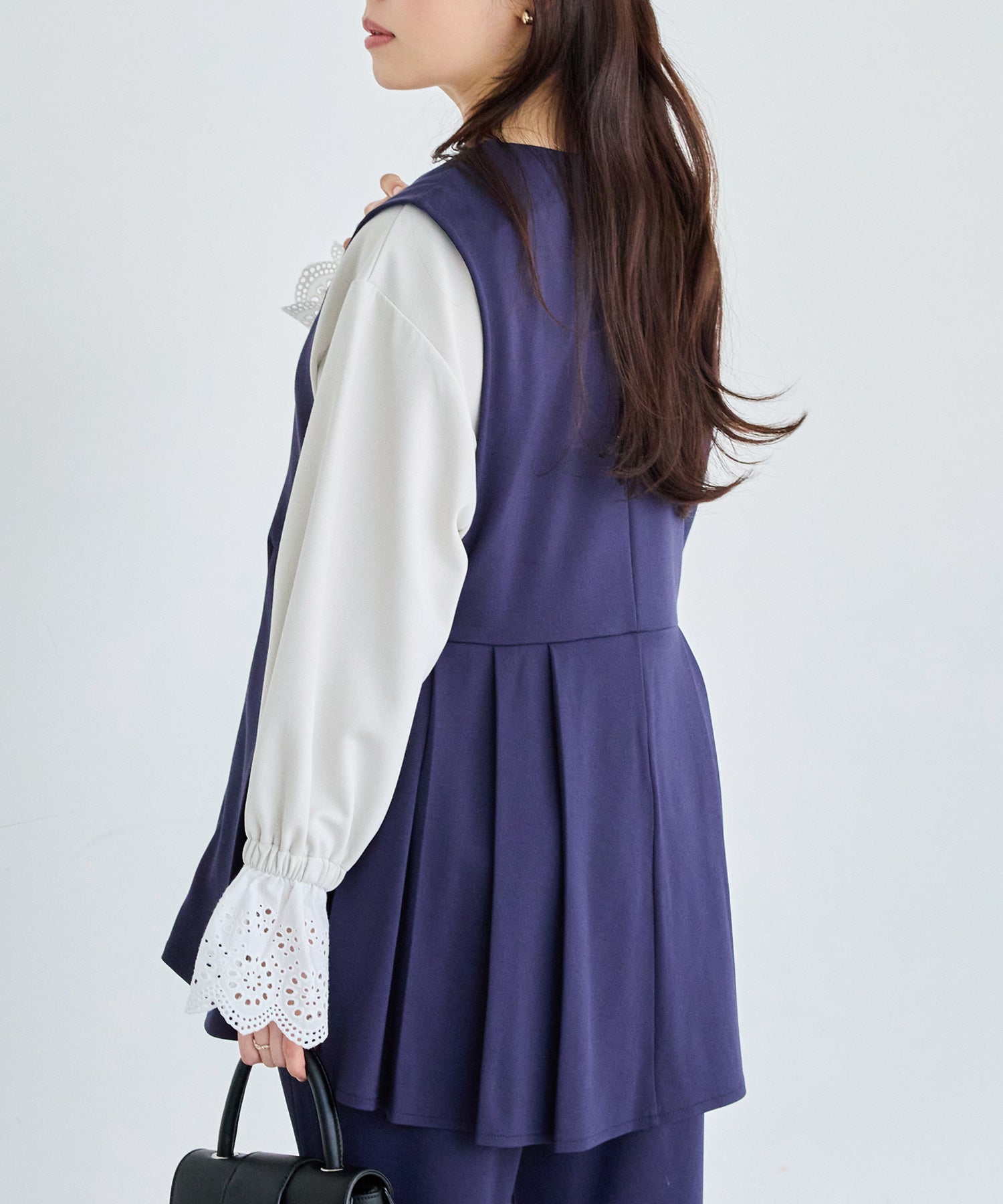 【好機能シリーズ】接触冷感・吸水速乾｜ダブルパール釦タックベスト