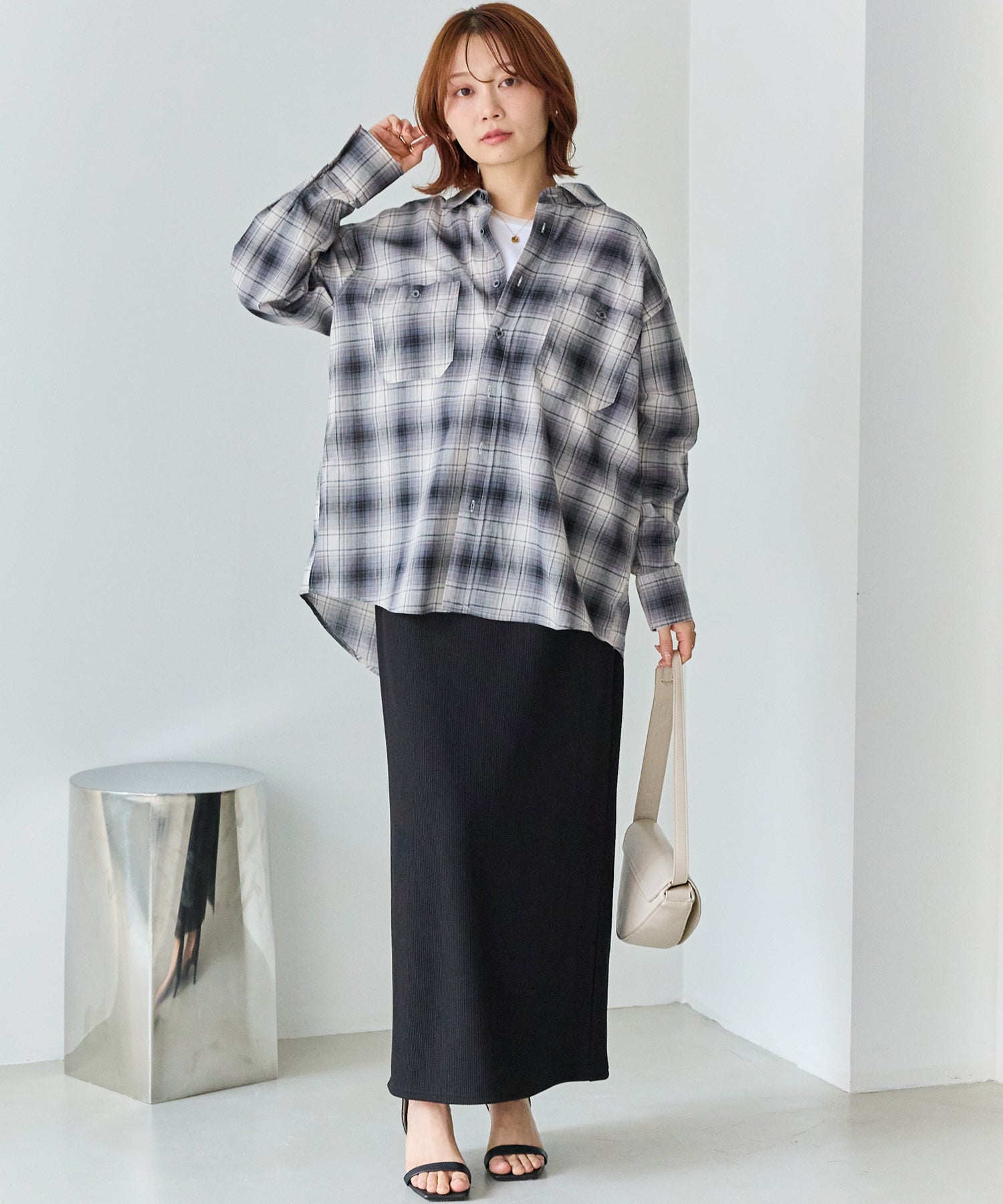 リブポンチナロースカート